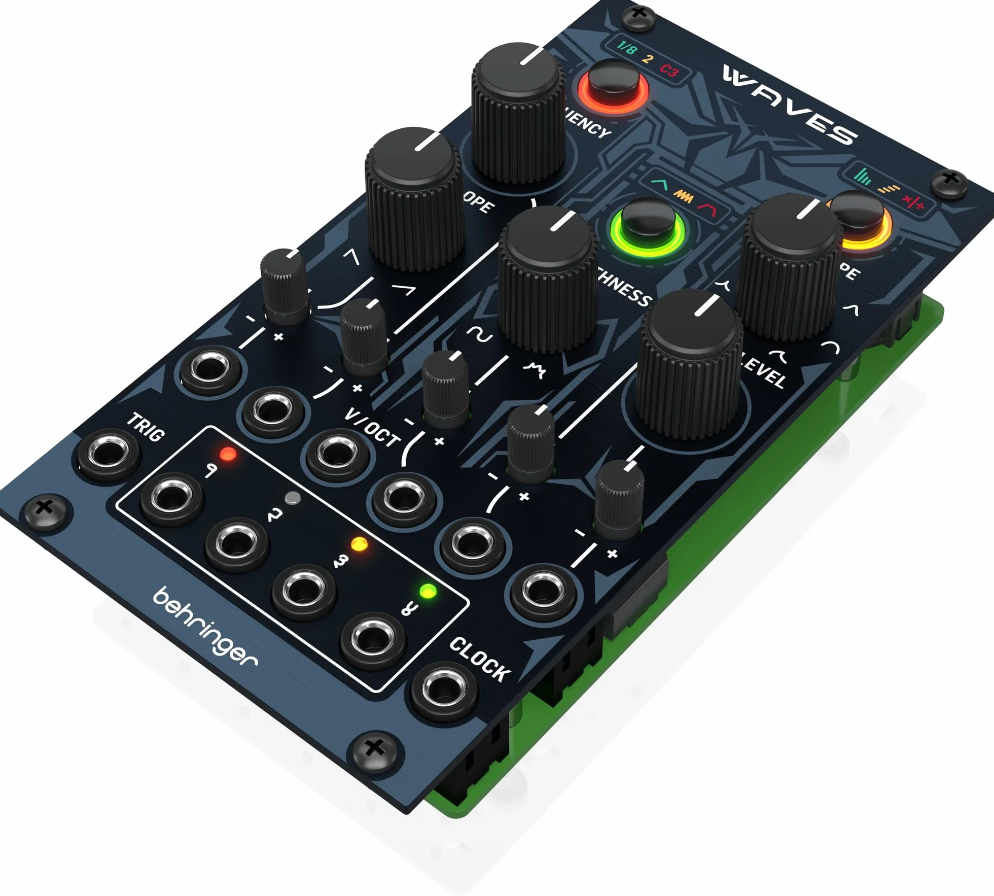 Behringer WAVES Tidal Modulator i generator funkcyjny do Eurorack Wszechstronny moduł LFO do dynamicznej modulacji syntezatora modułowego