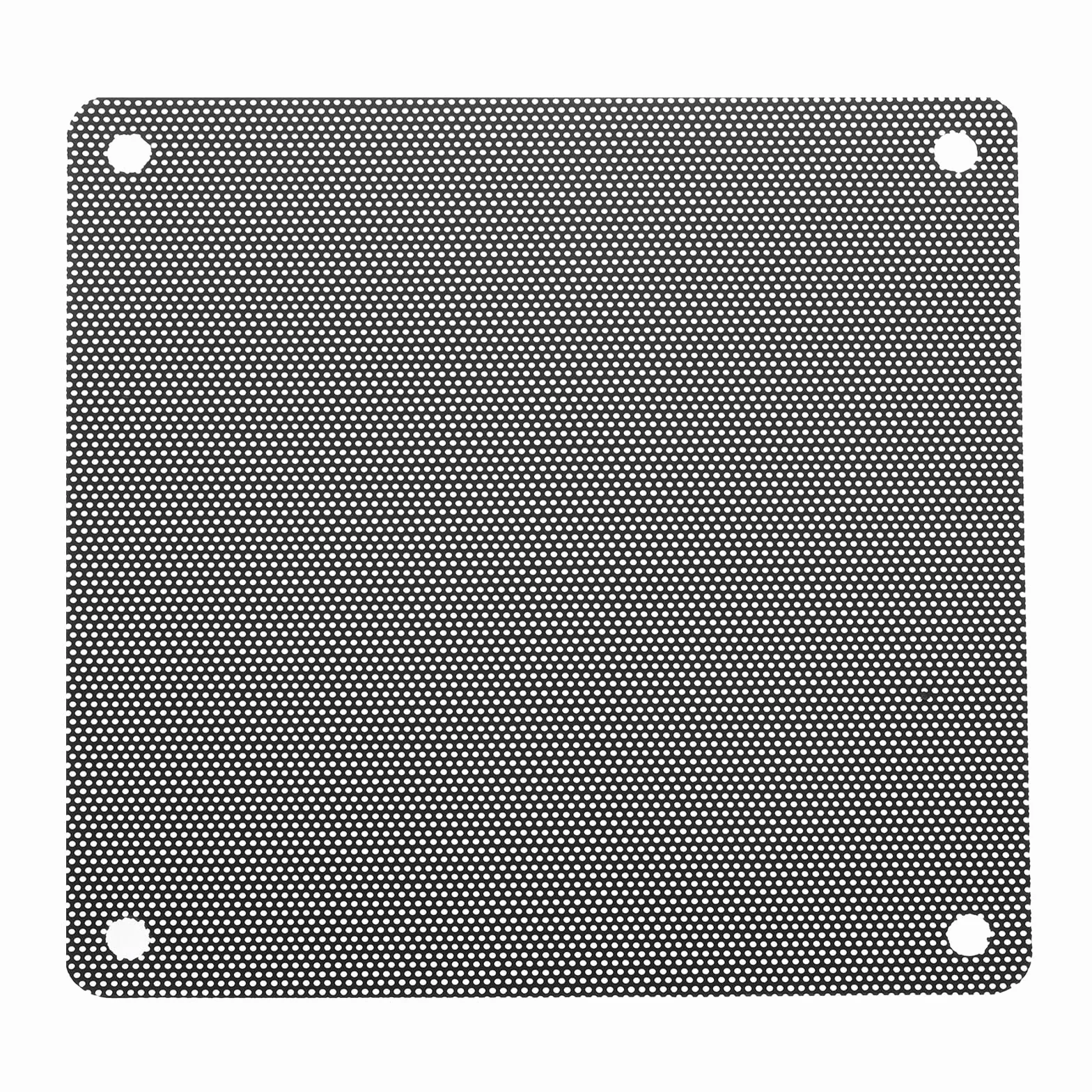 QUARKZMAN 10 sztuk PC filtr przeciwpyłowy, 120 mm x 120 mm, PCW, obudowa komputerowa, osłona przeciwpyłowa, kratka wentylatora do głośników podwozia komputera, kolor czarny