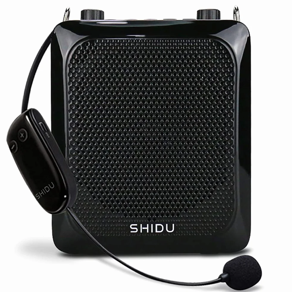 Bezprzewodowy wzmacniacz głosu SHIDU Original S28 Protable 25W PA System Obsługa Bluetooth z zestawem słuchawkowym UHF Mikrofon Mini Amp Głośnik dla nauczycieli, klasa, przewodnik wycieczek