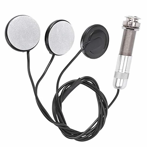 Pickup Przetwornik Piezoelektryczny Samoprzylepny Mono Piezo Pickup z 3 Czujnikami do Gitary Akustycznej Ukulele String Instruments Universal