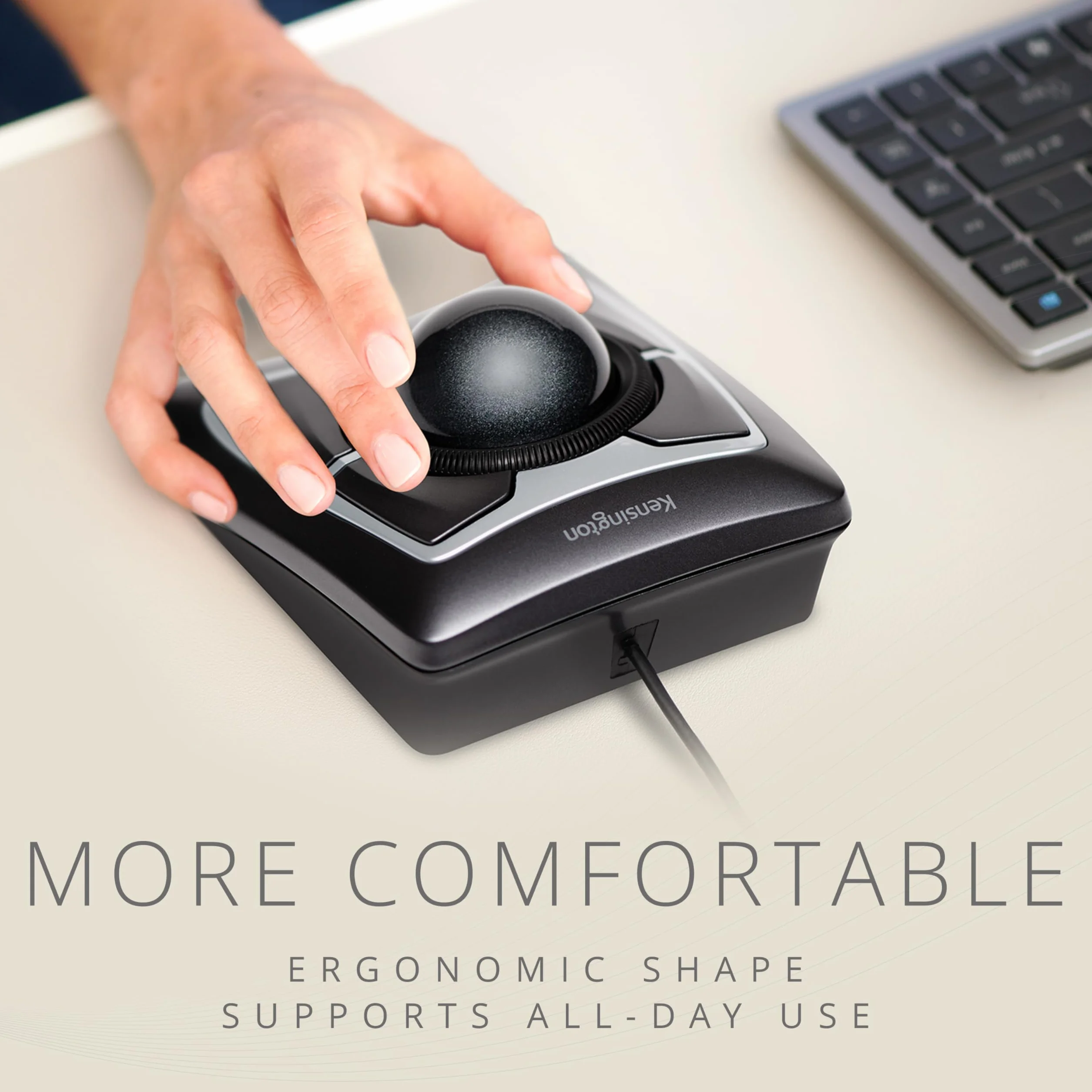 Kensington Expert Mouse Trackball 64325, Mysz Komputerowa, Czarny