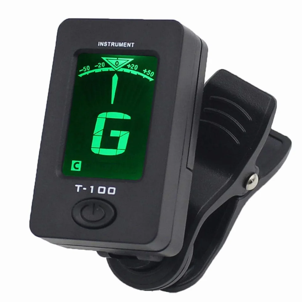 Tuner gitarowy z klipsem, tuner skrzypiec, ukulele, do strojenia chromatyki, do strojenia skrzypiec
