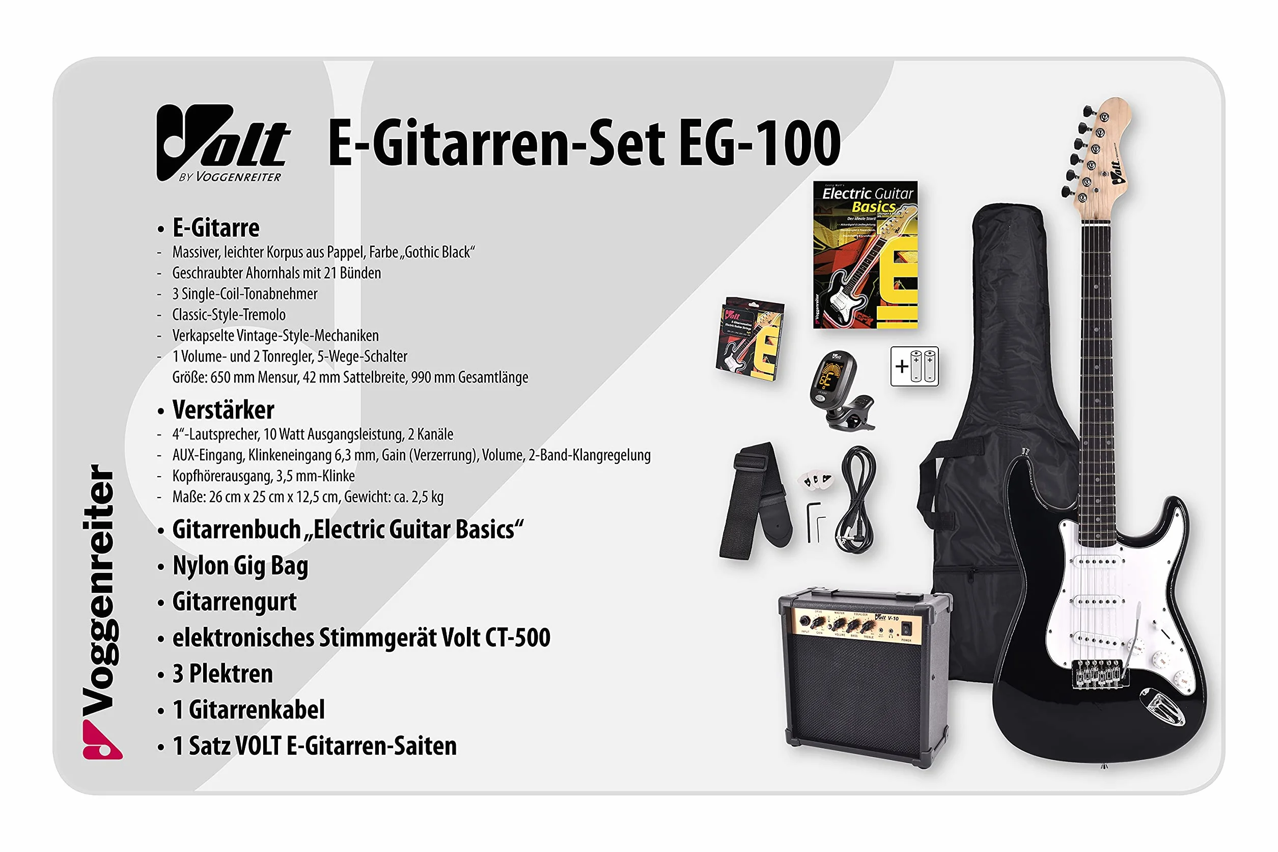Volt EG-100 zestaw do gitary elektrycznej