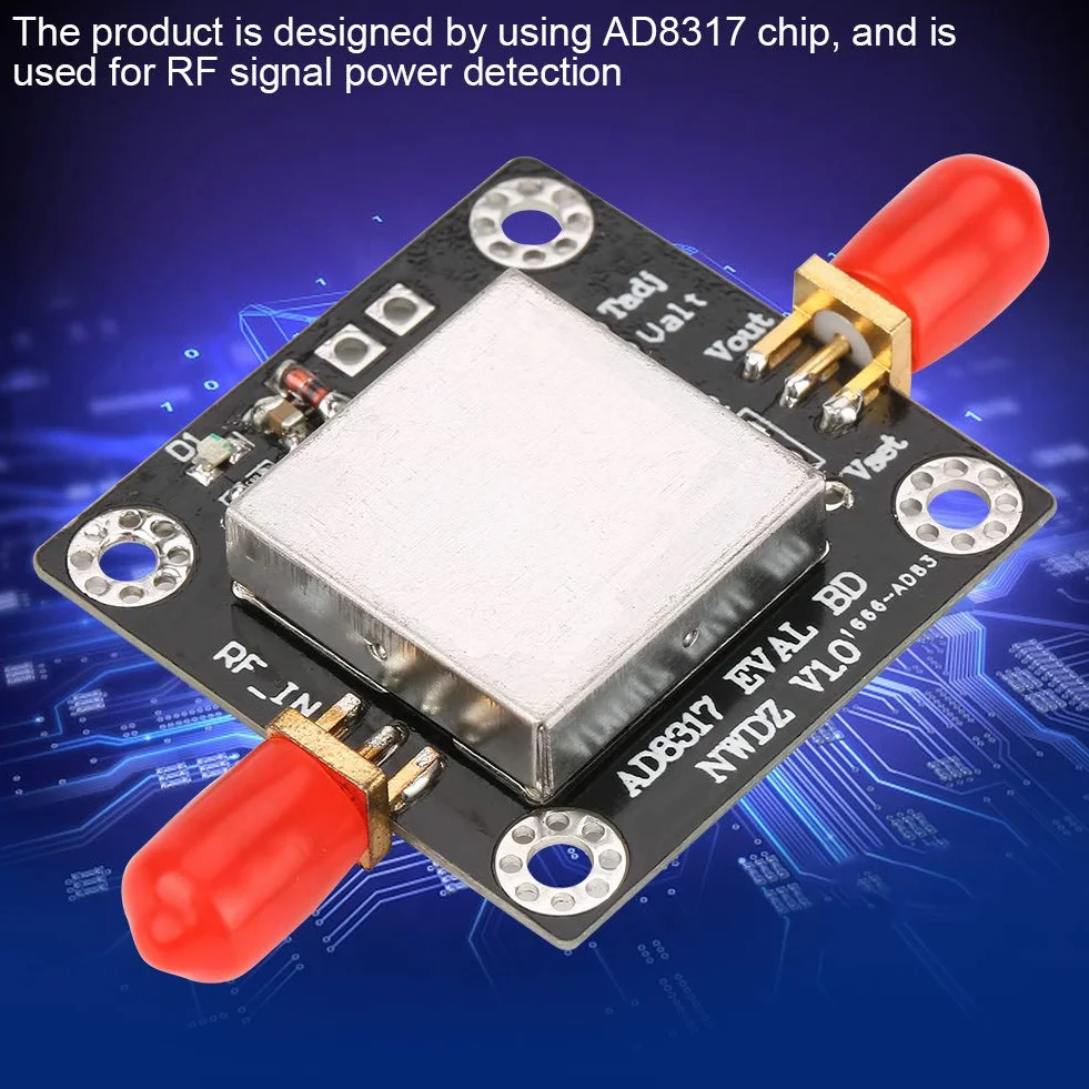 Ad8317 1M-10Ghz 60Db Rf Power, Ad8317 Meter Logarytmiczny Kontroler Detektora do Wzmacniacza