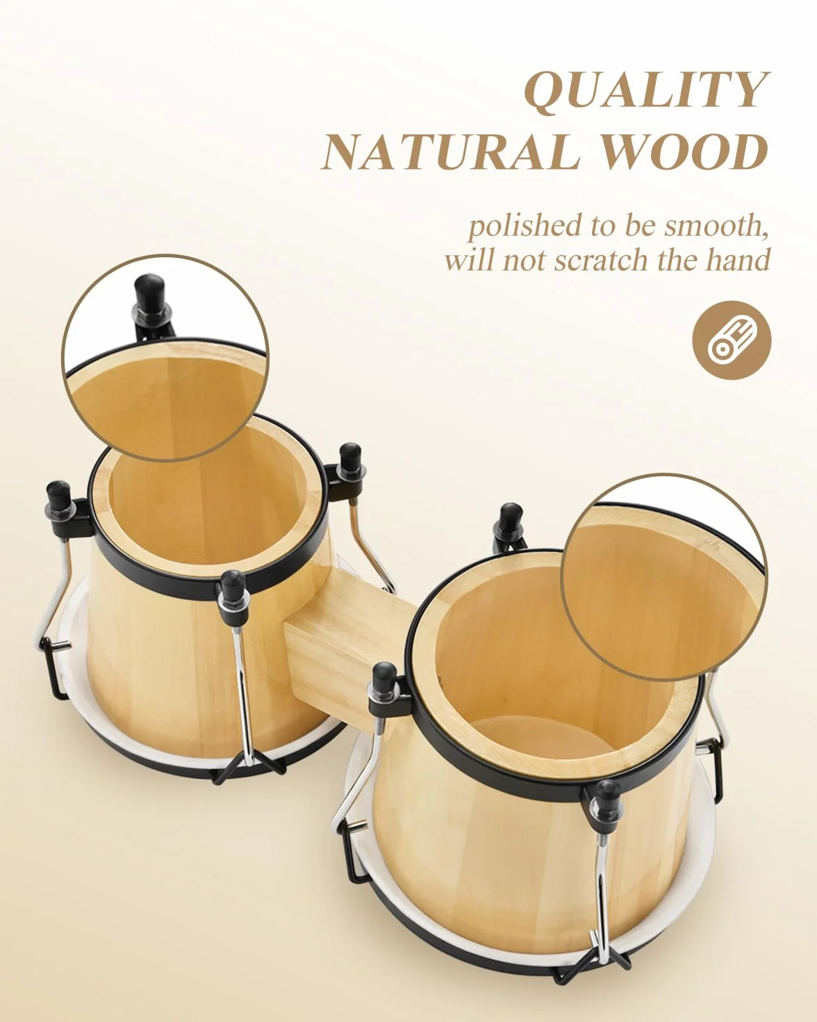 Eastar EBO-1 Wood 6+7 Bongo Drum