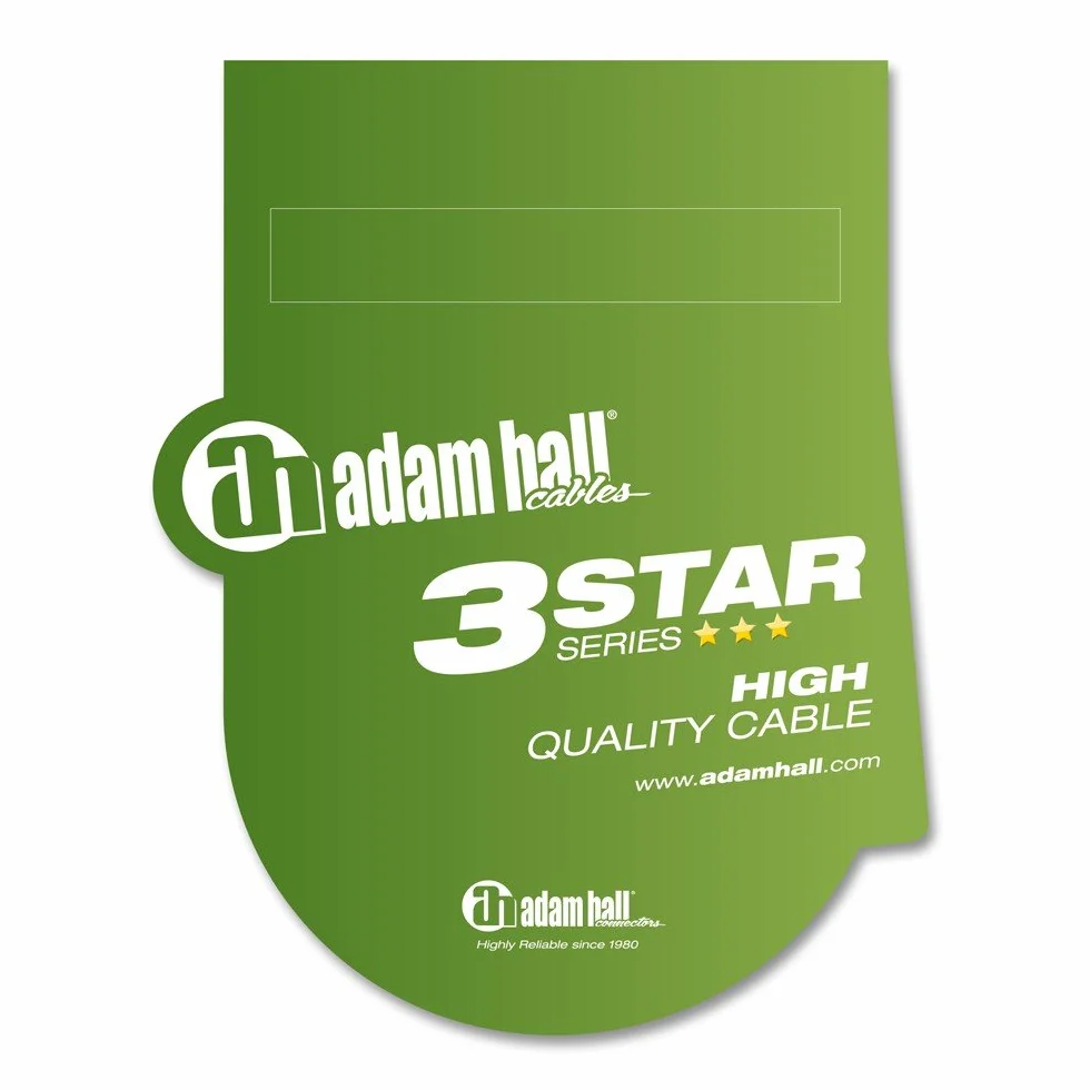 Adam Hall seria 3 kabel wielordzeniowy 8x XLR męski do żeński 3 m
