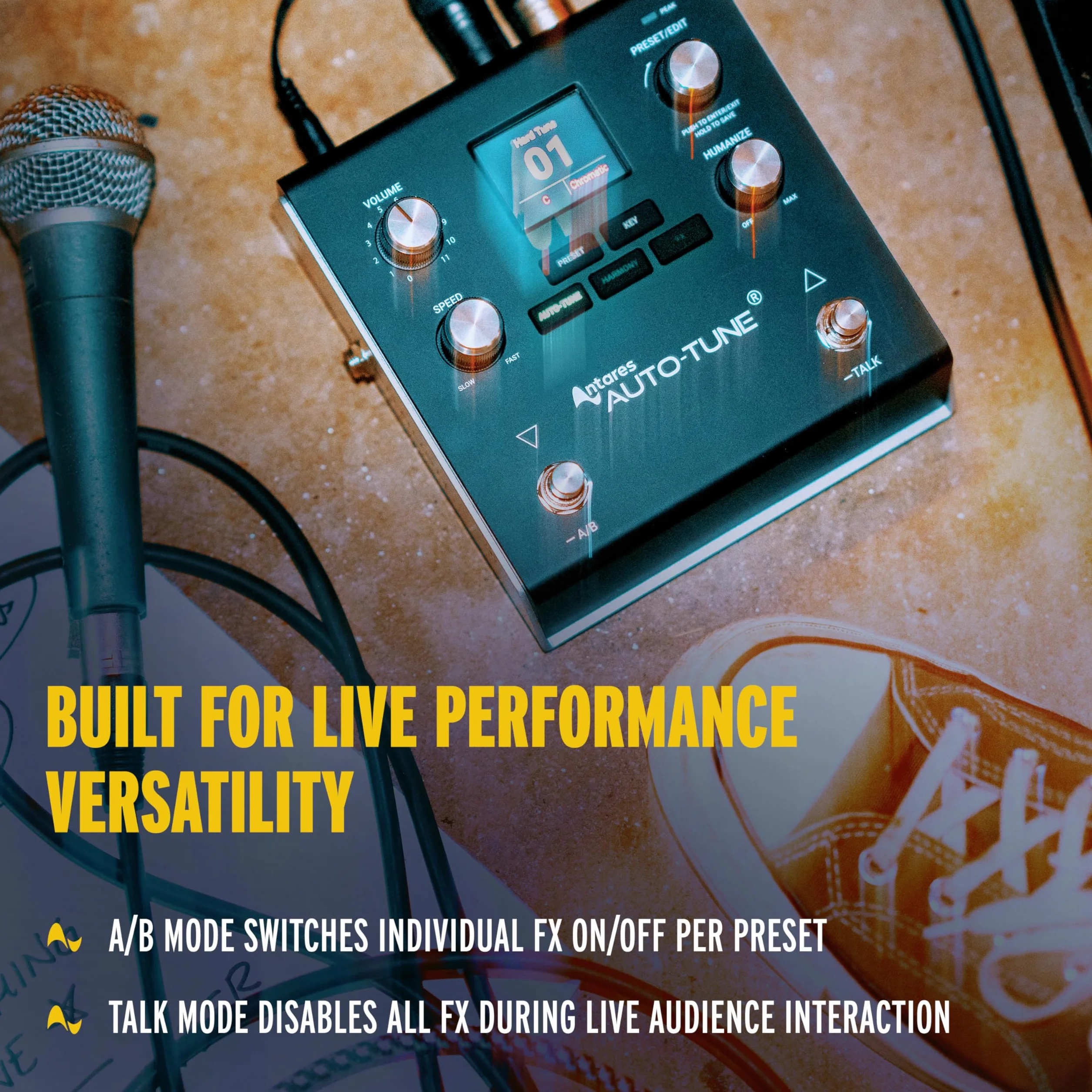 HeadRush VX5 Procesor wokalny z Antares AutoTune z korekcjąwysokości, Harmonizacja głosu, wej gitarowym i mikrofonowym oraz interfejsem audio