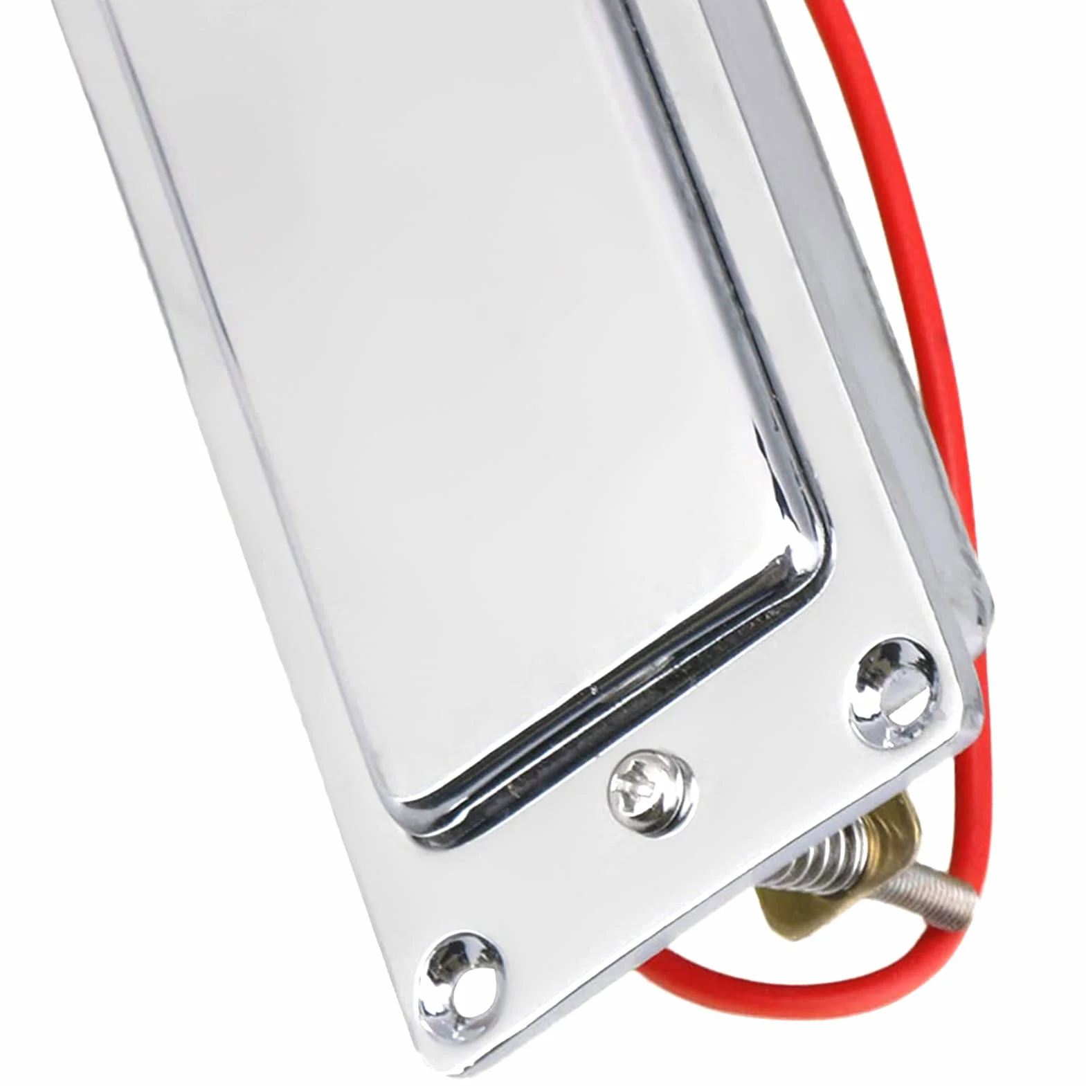 Karlak Zestaw mini Humbucker, kompatybilny z mostkiem gitarowym LP-E, przetwornik dźwięku z podwójną cewką, chromowany