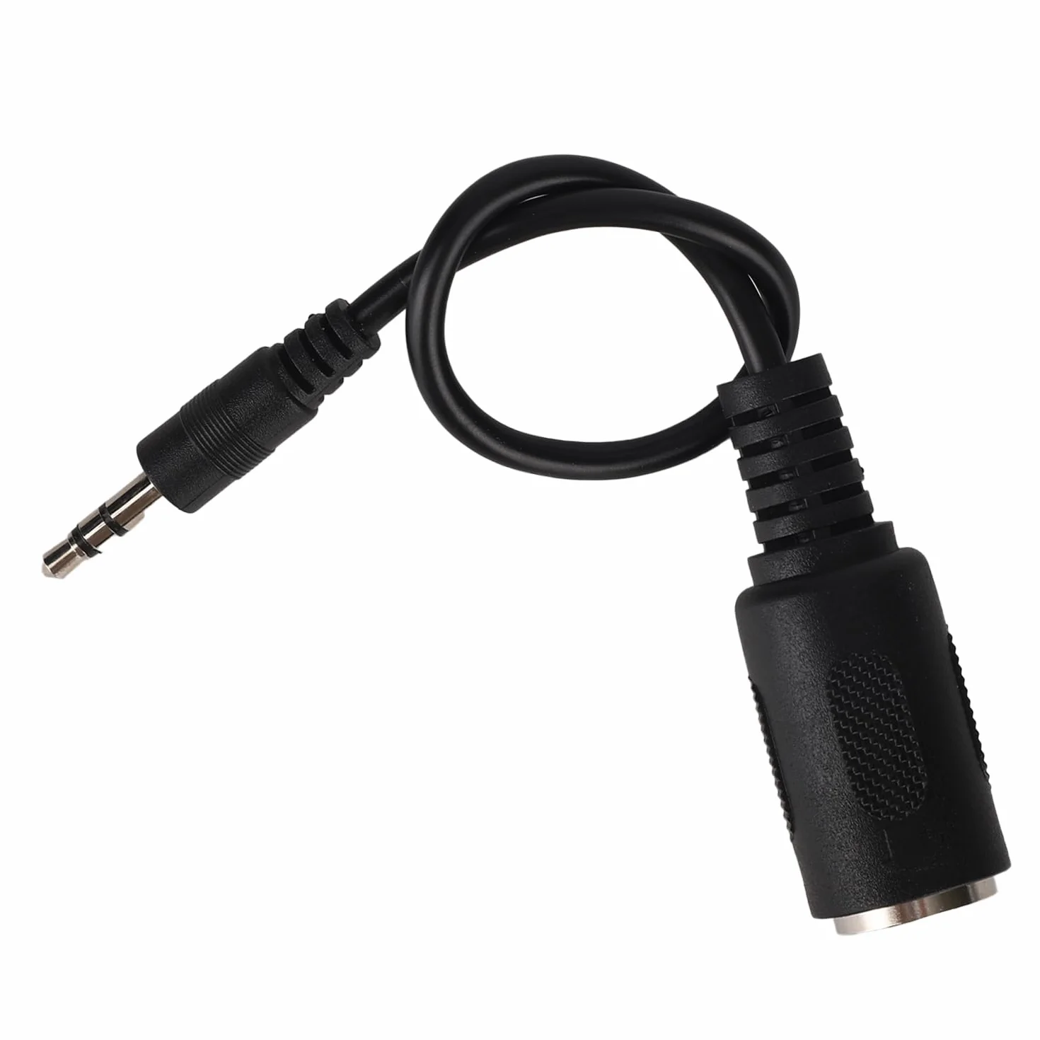 2szt Adapter Typ-A MIDI do 3,5mm, 15cm Przejściówka MIDI Żeńska na TRS 3,5mm Męska Konwerter Audio do Keyboardów Syntezatorów & DAWs(Czarny)
