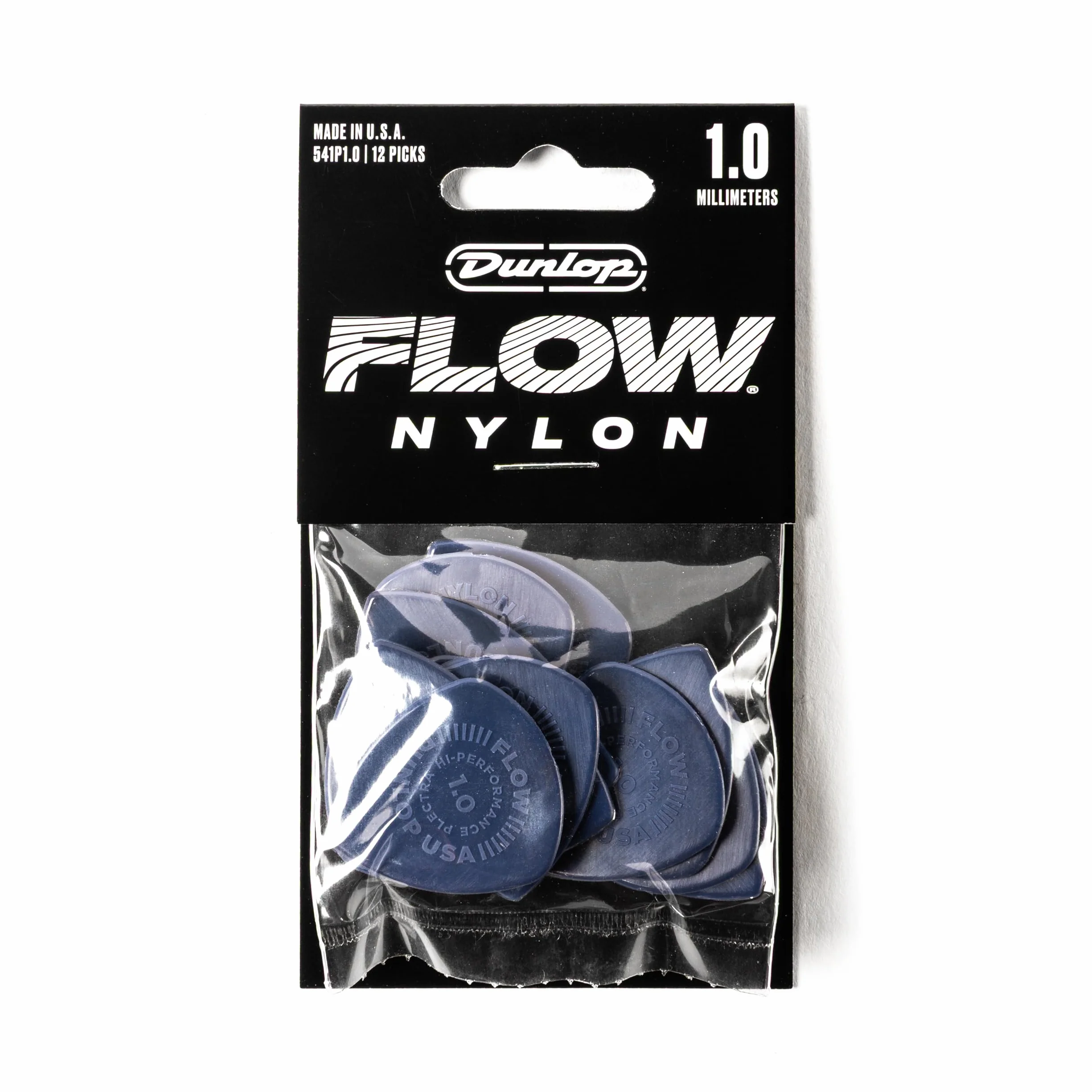 Kostki Dunlop - Flow Nylon 1,0 mm - opakowanie 12 sztuk