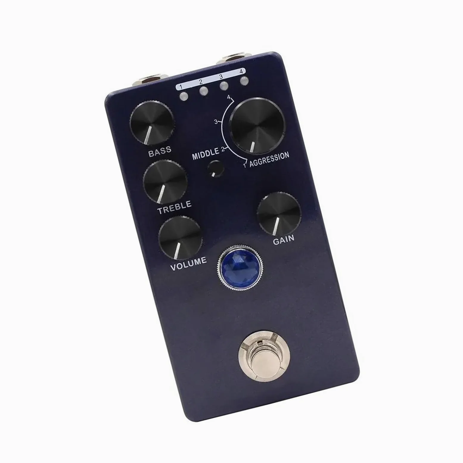 Pedał Overdrive/distortion Dla Gitary I Basu Z Prawdziwym Bypassem