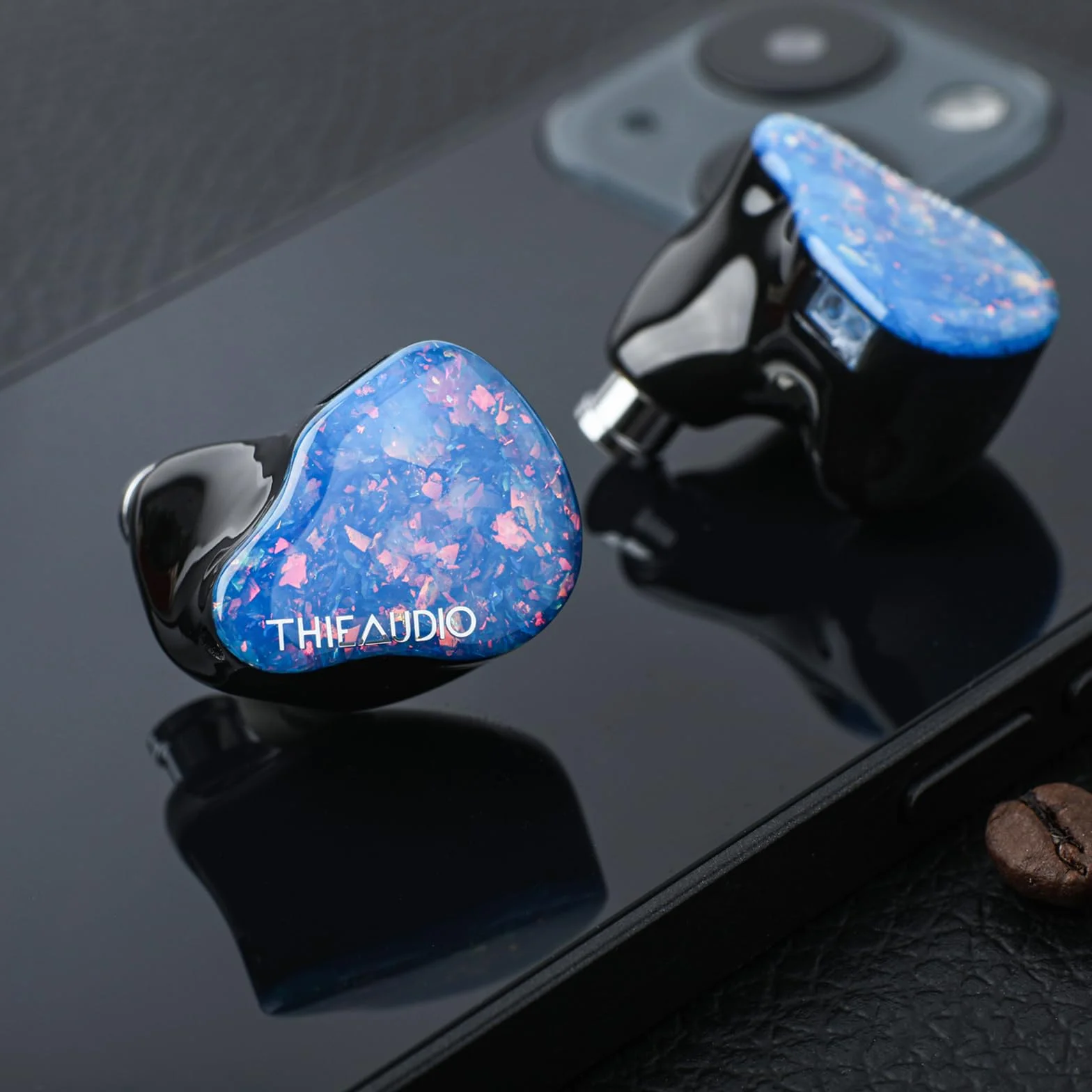Linsoul THIEAUDIO Hype 4 2DD+4BA In Ear Monitor, słuchawki douszne HiFi IEM z balansem tonalnym, odłączanym 2-pinowym kablem OCC (Niebieski)