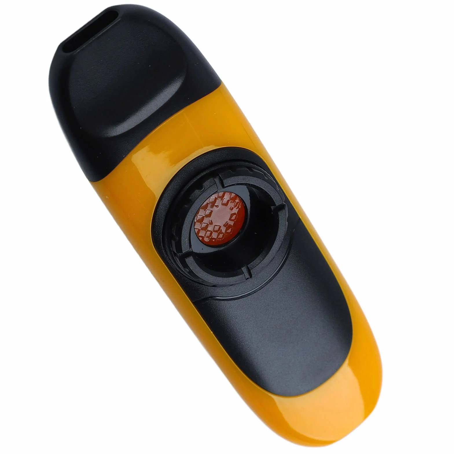 Elektryczny Kazoo 4,3-calowy Profesjonalny z Przetwornikiem i Adapterem, Instrument Muzyczny z Regulacją Tonu, Membranami Fletowymi, Ustnik Klasy Spożywczej (Cytrynowo Żółty)