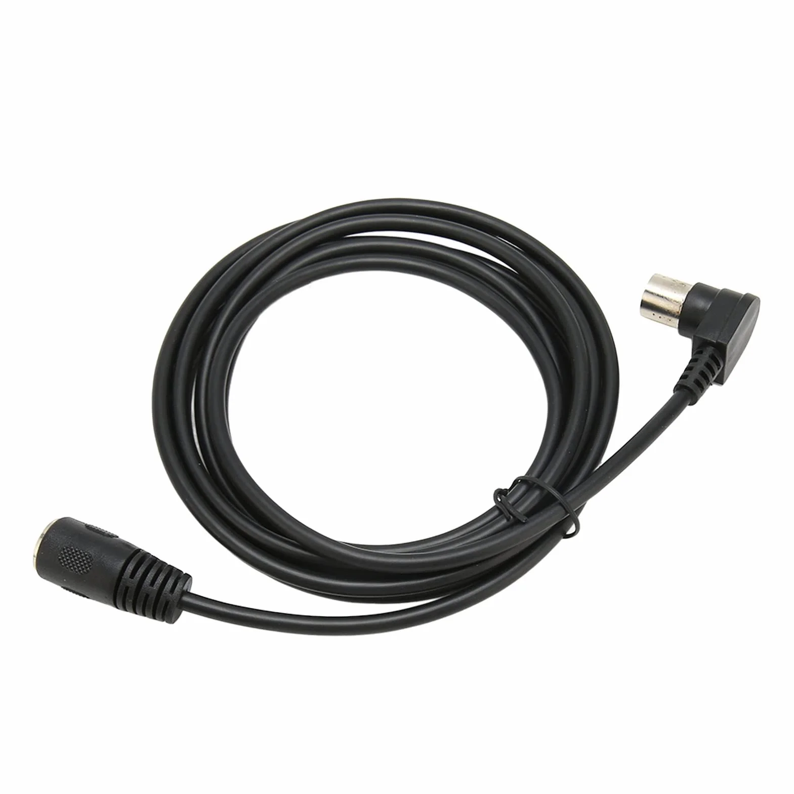SUNGOOYUE Kabel Przedłużający MIDI DIN 90 Stopni, 5-pinowy Kabel Adapterowy MIDI DIN Męski na żeński z Wytrzymałym Interfejsem do Kontrolerów, Instrumentów, Syntezatorów, Sam