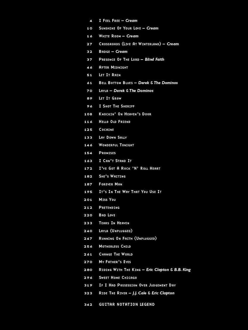 Eric clapton - complete clapton - guitar recorded version