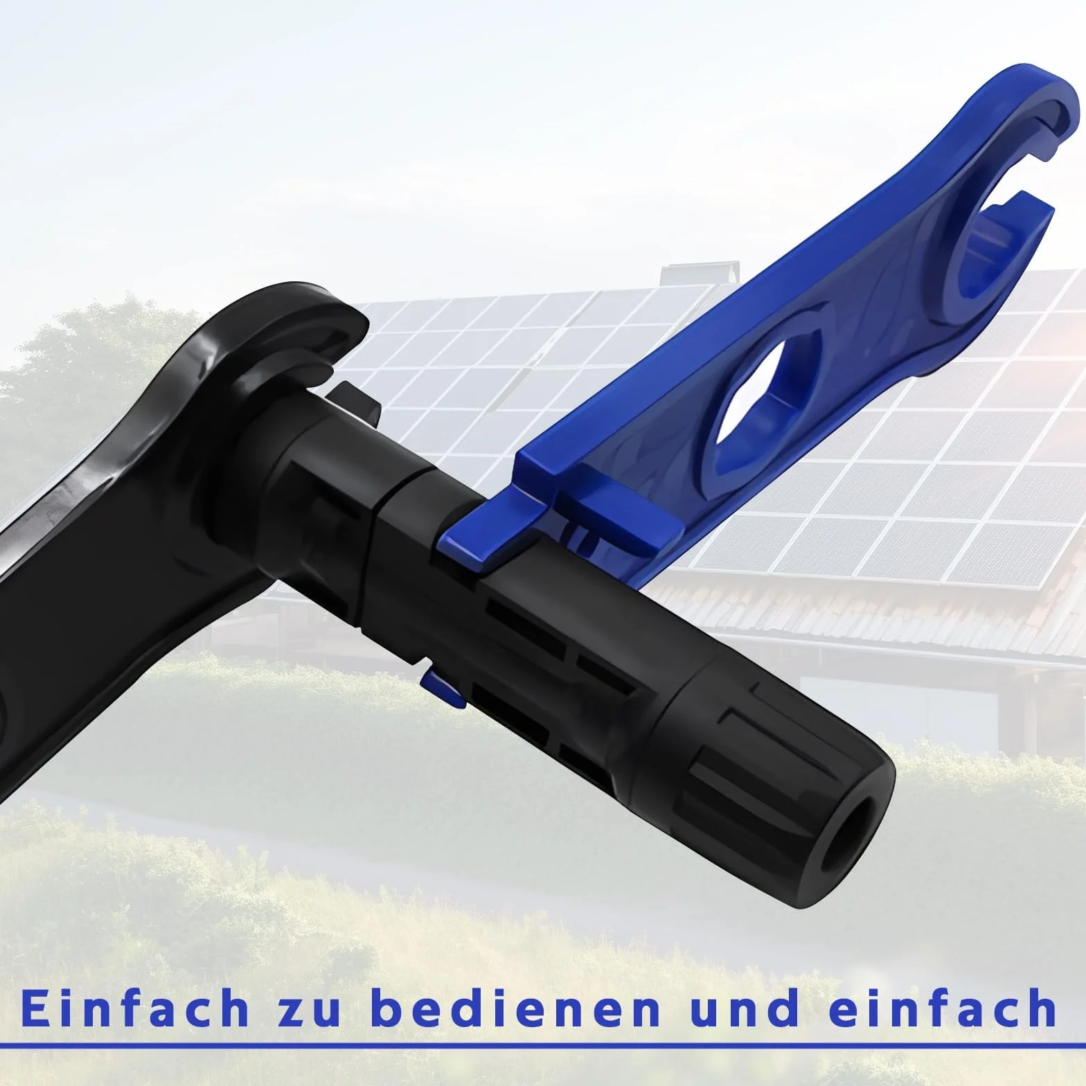 ANBOO Przepust dachowy, do kampera, wodoszczelny, czarny, z podwójnym wejściem kabla, z przyłączem wtykowym MC4 PV, kluczem do płyt solarnych, łodzi, projektu solarnego, 2 szt