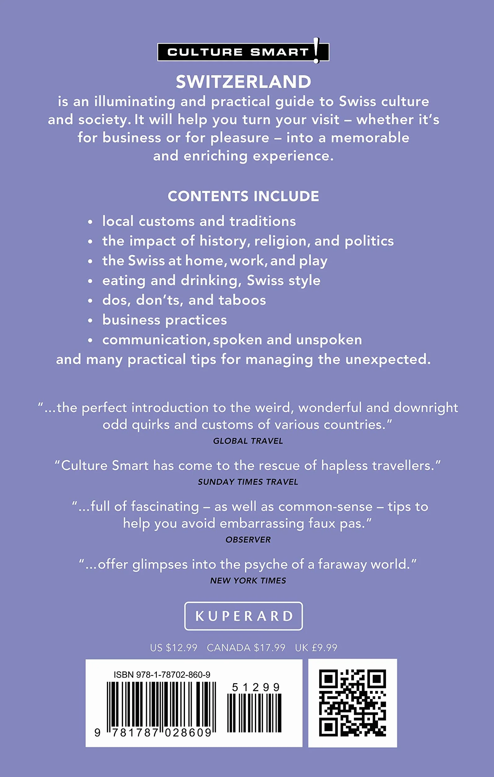 Switzerland - Culture Smart!: The Essential Guide to Customs & Culture: 115