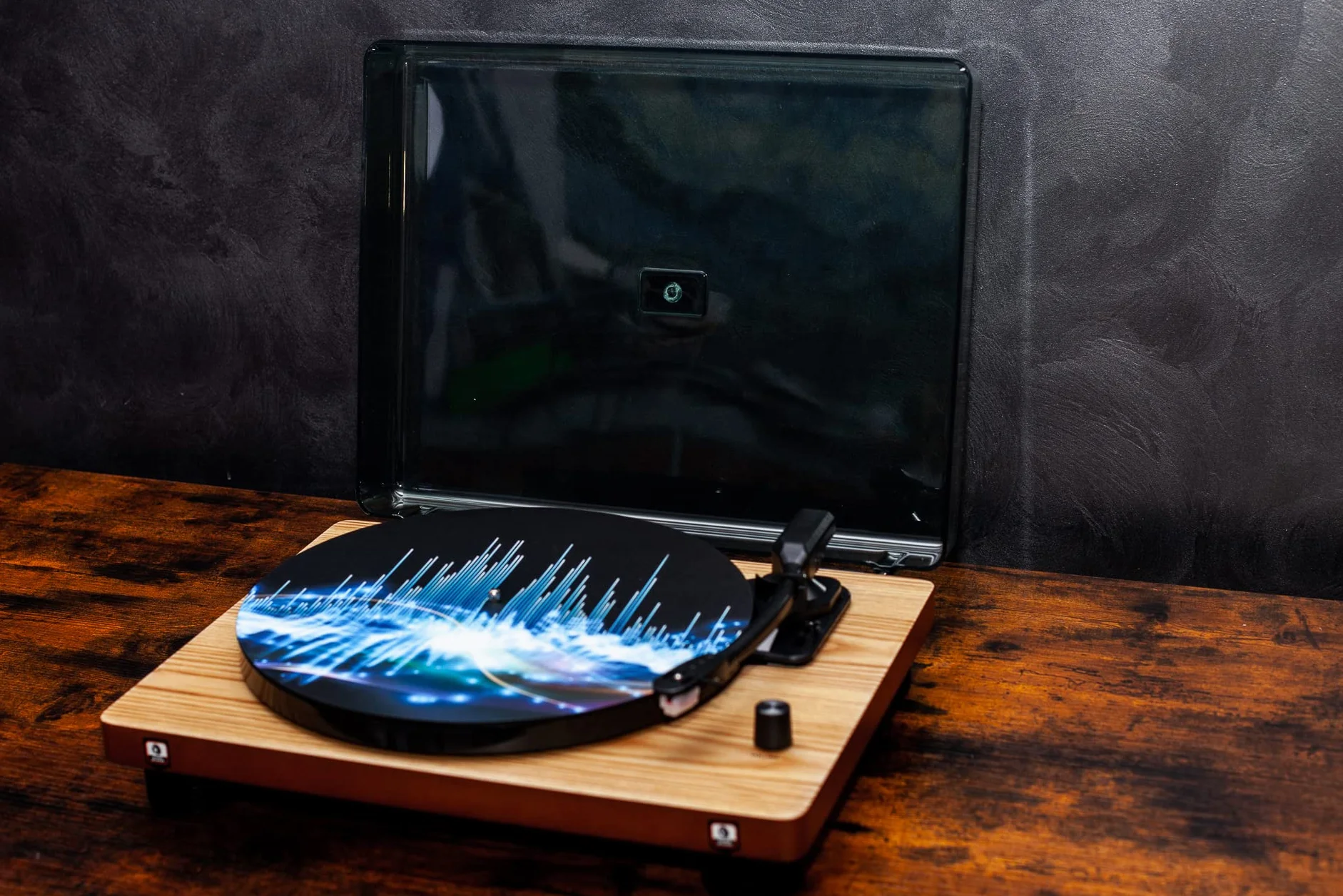 Slipmat - mata do gramofonu z gumy Waves of Sound - mata do gramofonu 30,5 cm (12')