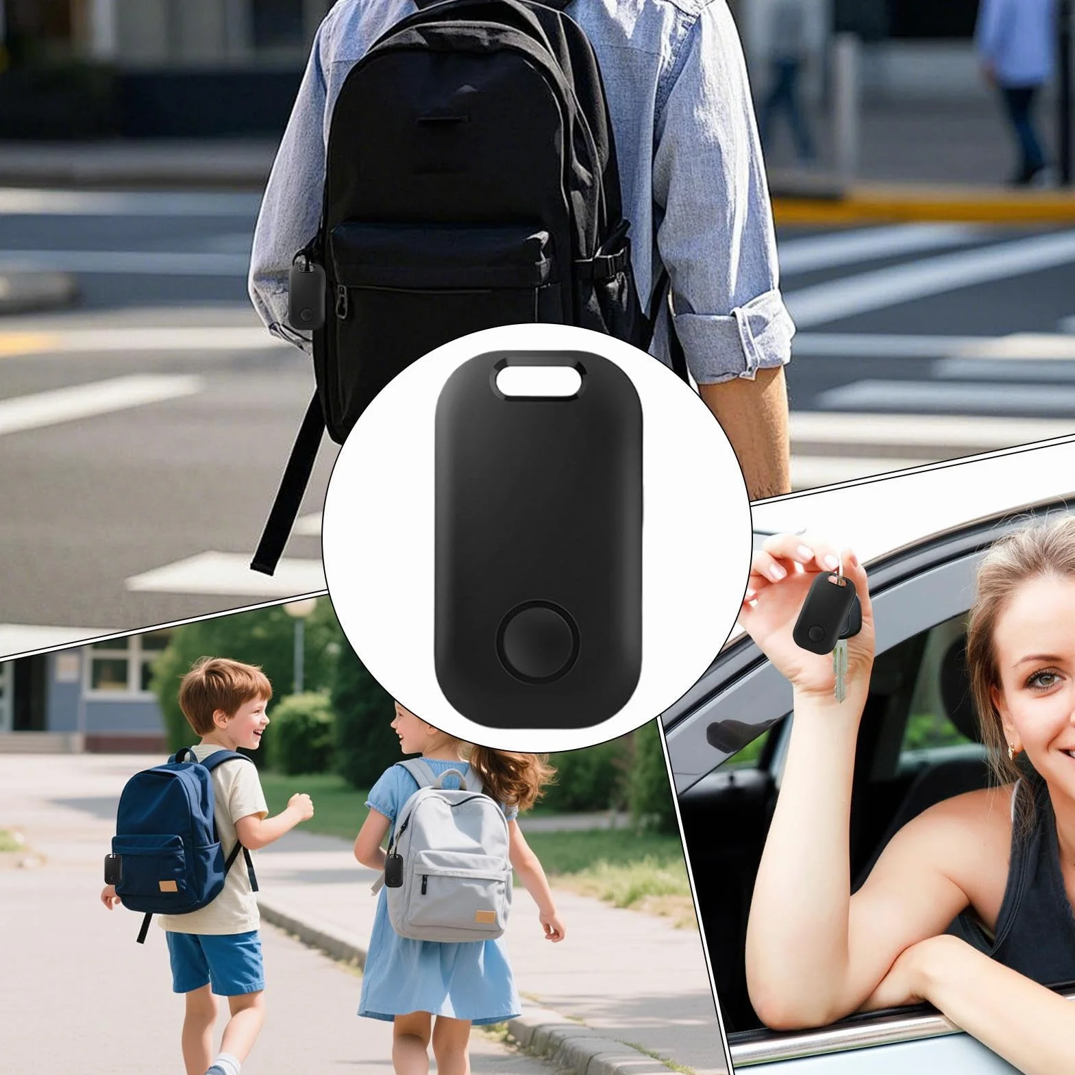 Tracker GPS | Bezprzewodowy inteligentny lokalizator GPS, przenośne inteligentne akcesoria dla seniorów, wartościowych przedmiotów, zwierząt, portfela, przygód na świeżym powietrzu, pojazdów i