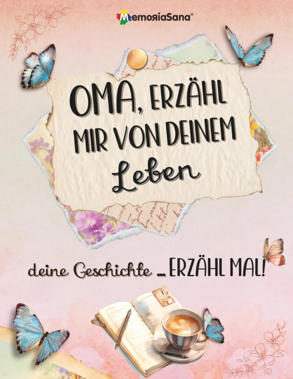 Oma, erzähl mir von deinem Leben, deine Geschichte – erzähl mal!: Über 180 Fragen zum Entdecken, Inspirieren, Nachdenken und um ein bleibendes Vermächtnis zu schaffen.