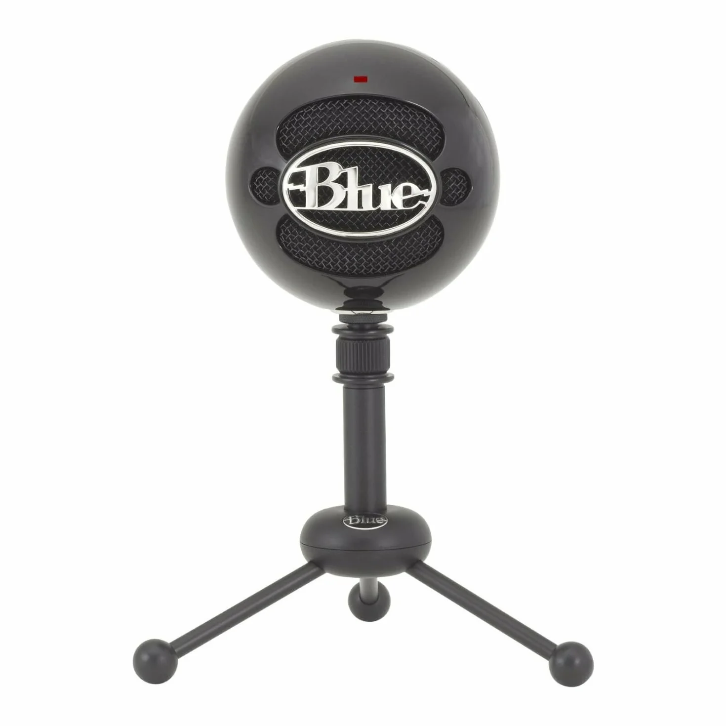 Blue Snowball iCE Mikrofon USB do PC, Mac, Gamingu, Nagrywania, Streamingu, Podcastów, z Kapsułą Mikrofonu Pojemnościowego Kardioidalnego z Regulowanym Stojakiem i Przewodem USB, Plug 'n Play - Czarny