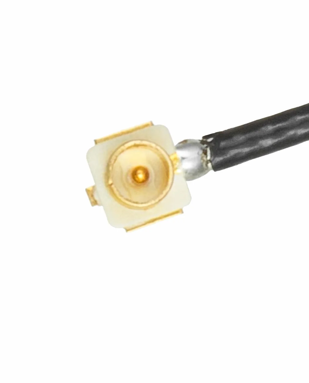 Vecys 2PCS Kabel U.F.L.1 Męski do U.F.L.1 żeński Kabel 4" /10CM 1.13mm Przedłużacz o Niskiej Stratności
