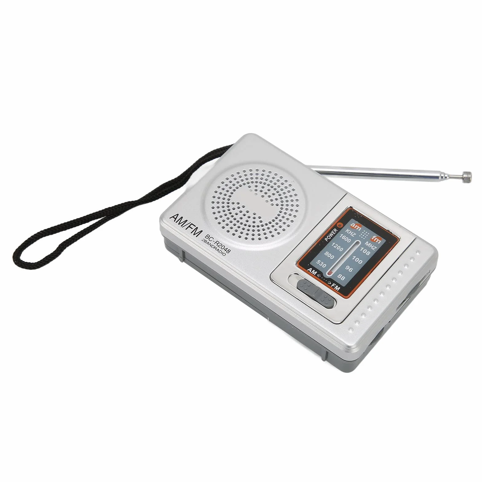 AM FM przenośne radio 2AA radio na baterie z odbiorem dalekiego zasięgu układ AM FM tranzystor radio wbudowany głośnik do domu podróży awaryjnych 2AA
