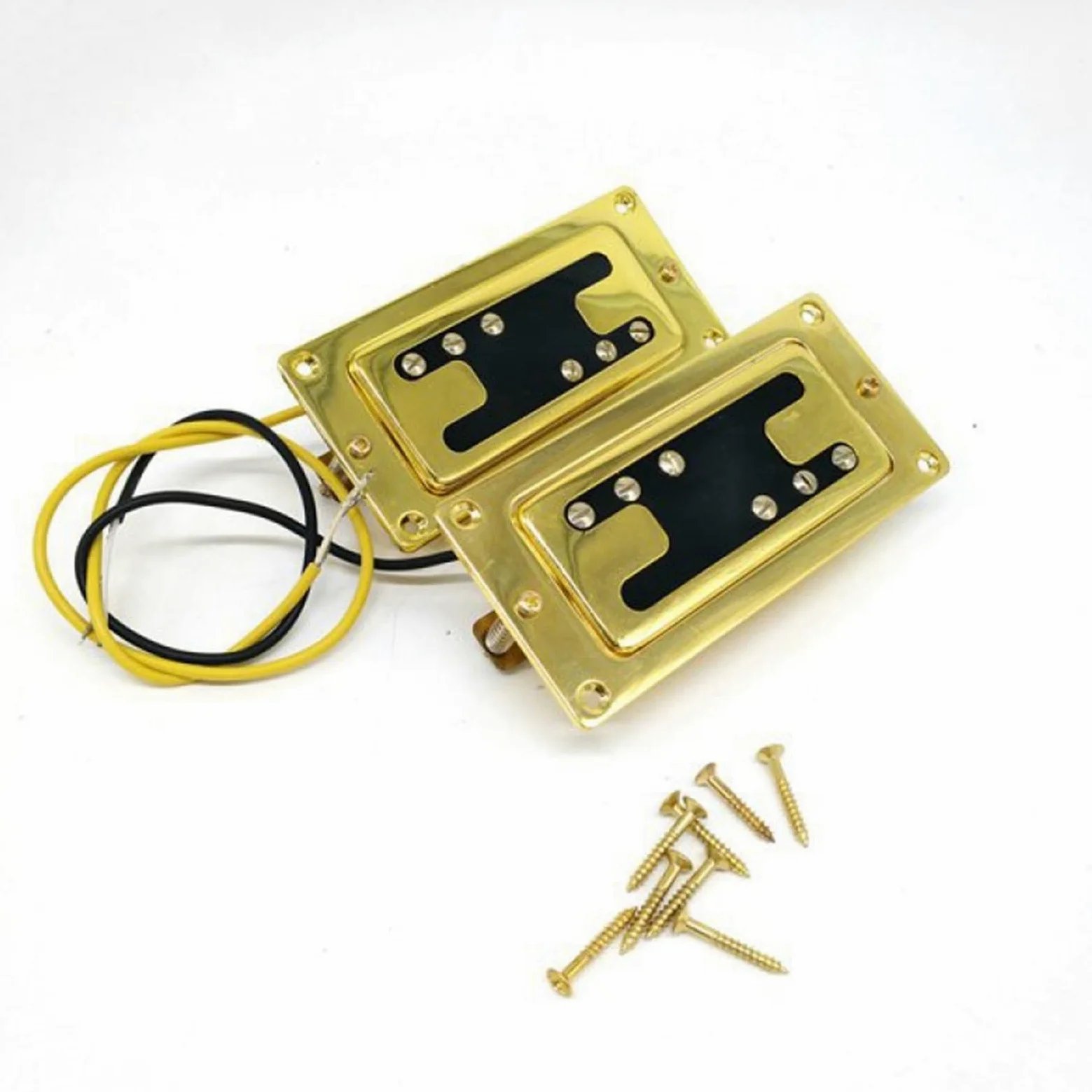 Złoty Mosiądz Mini Pickup 6 String 6 Magnetyczny Kolumna Pickup Gitara Elektryczna Nadaje Się Do Gibsona Odbiór gitary elektrycznej