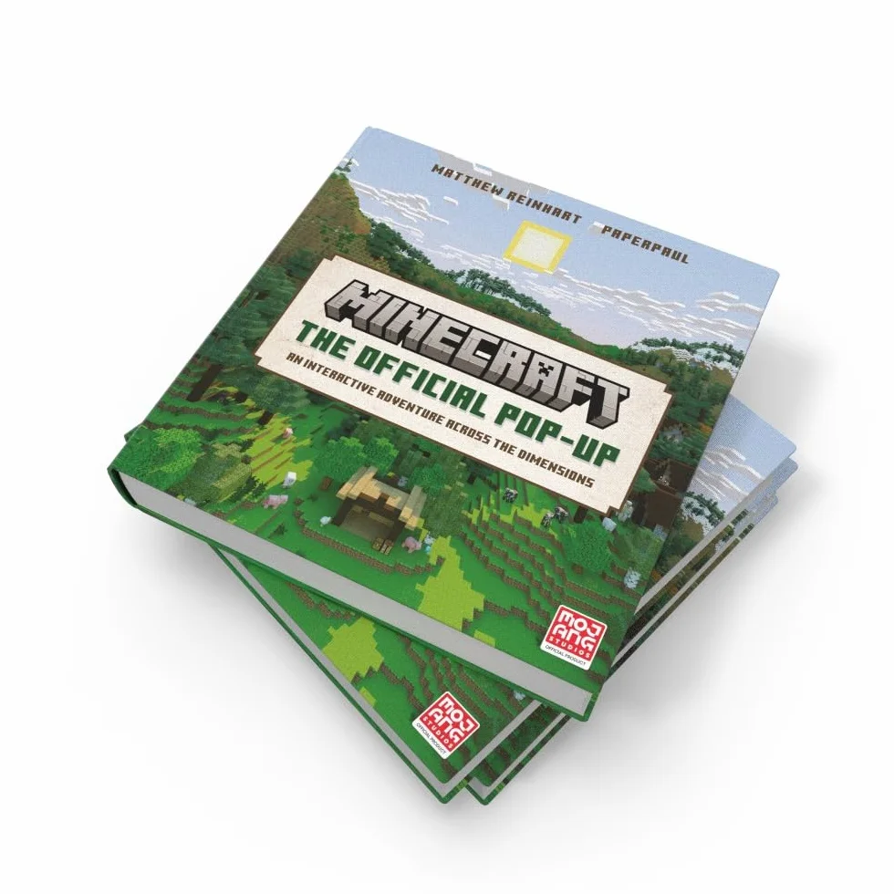 Official Minecraft Pop-Up: An official Minecraft pop-up book, fully illustrated with interactive elements – perfect for kids and gamers, new for 2024