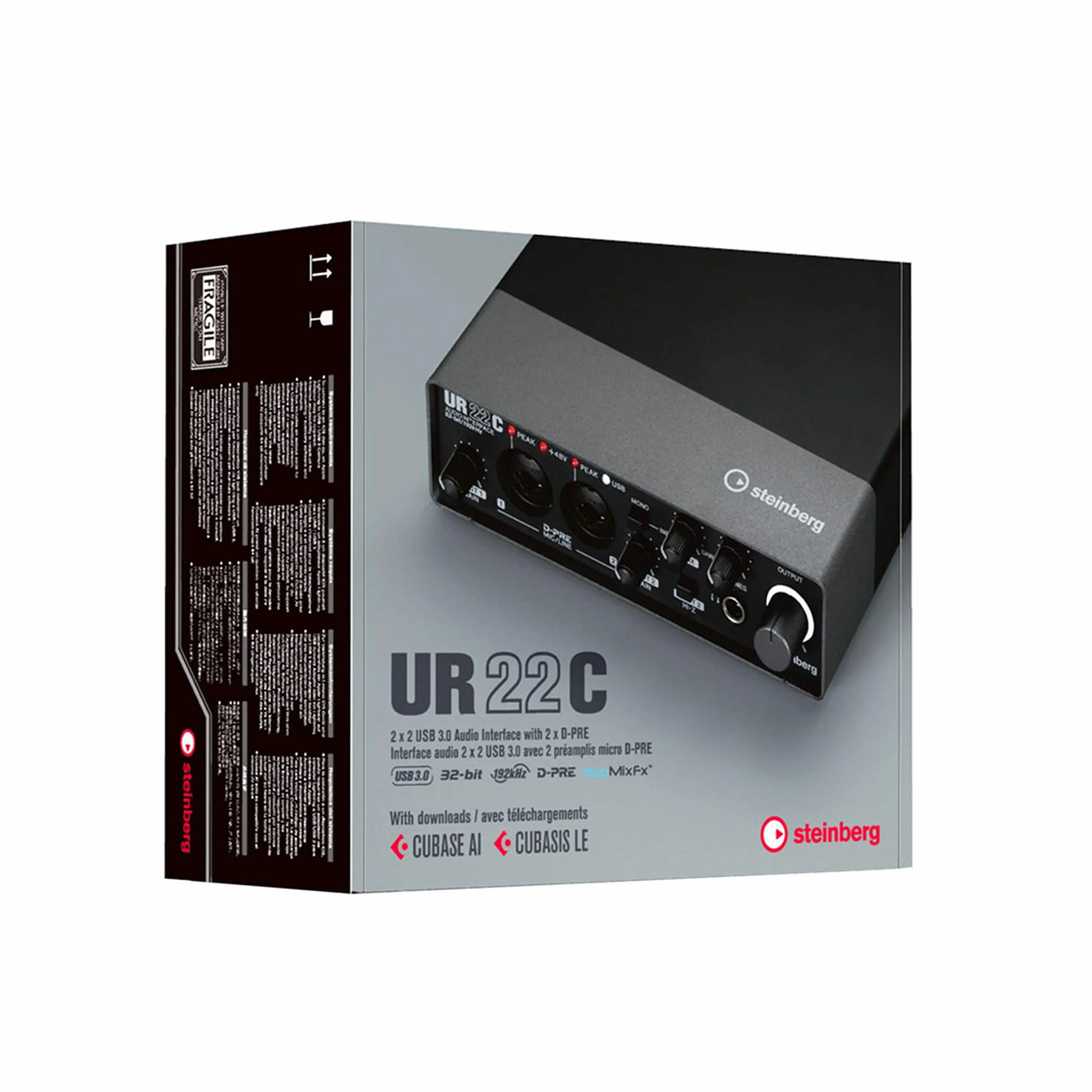 Steinberg Interfejs Audio, Czarny, MIDI