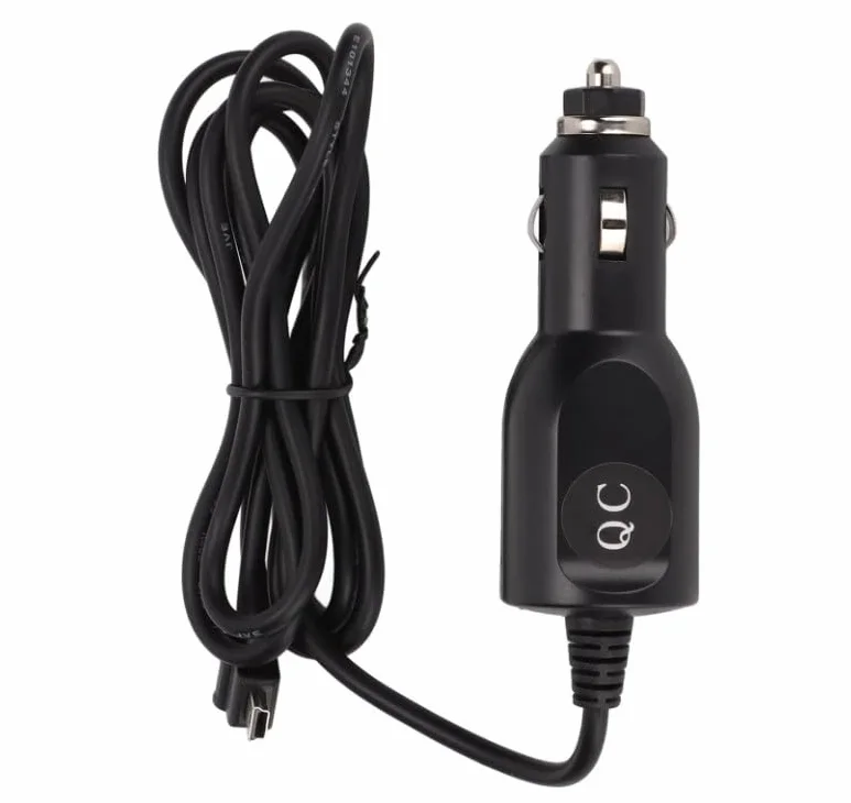 Nawigacja Gps do ładowarki Samochodowej Nawigacja Samochodowa Przewód ładowarki Pvc 5V 1.2A Zapalniczka Samochodowa ładowarka Samochodowa Plug and Play Zamiennik dla
