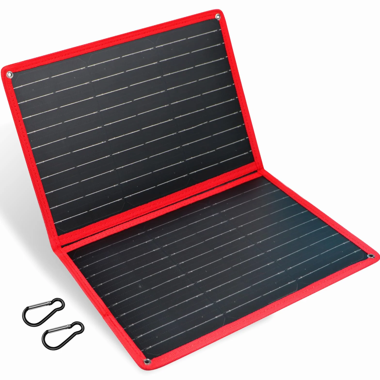 DOKIO 20W Moduł Solarny Monokrystaliczny Przenośny Składany Panel Słoneczny USB-A USB-C