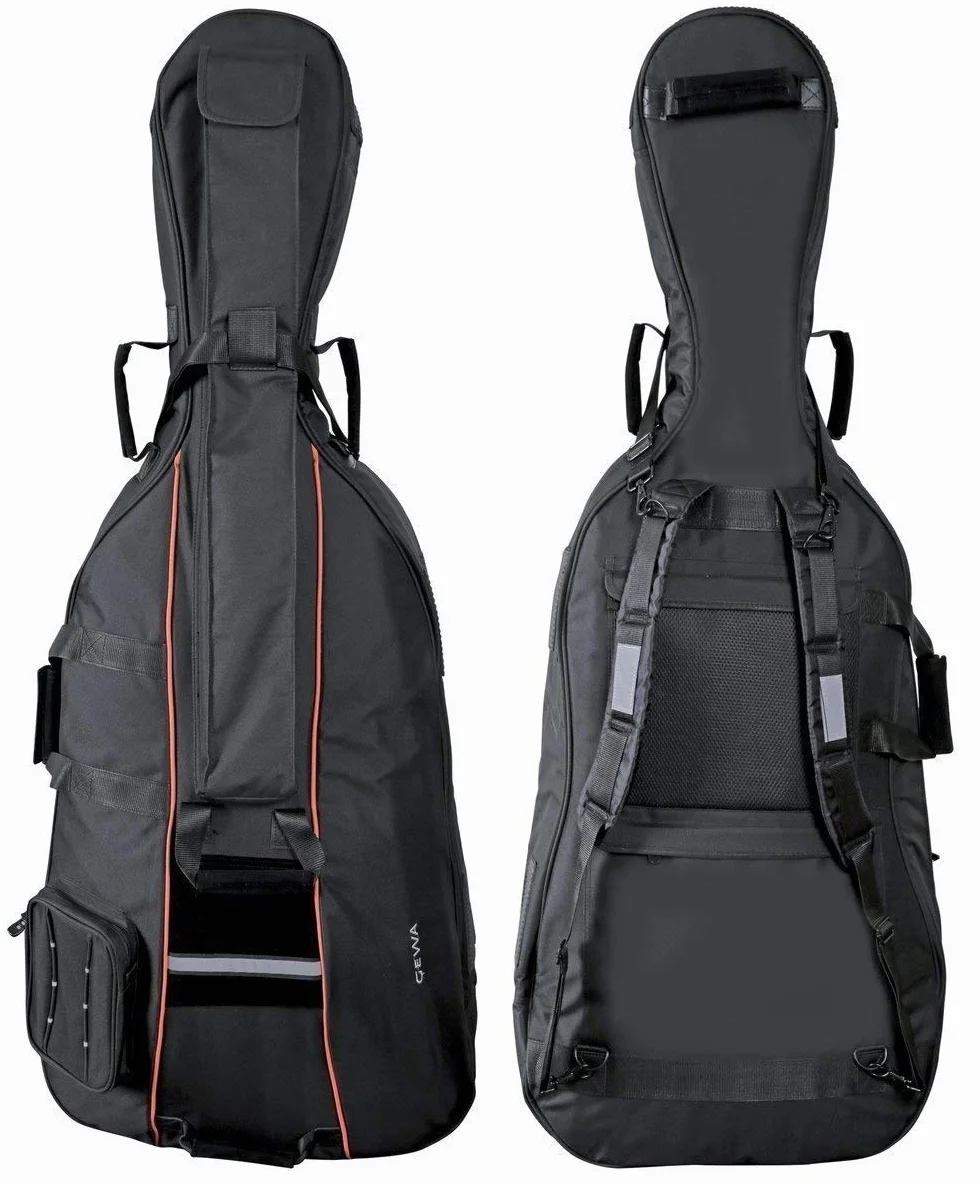 Torba na wiolonczelę GEWA Premium 4/4 10 mm wyściółka kieszeń na smyczek szelki plecakowe