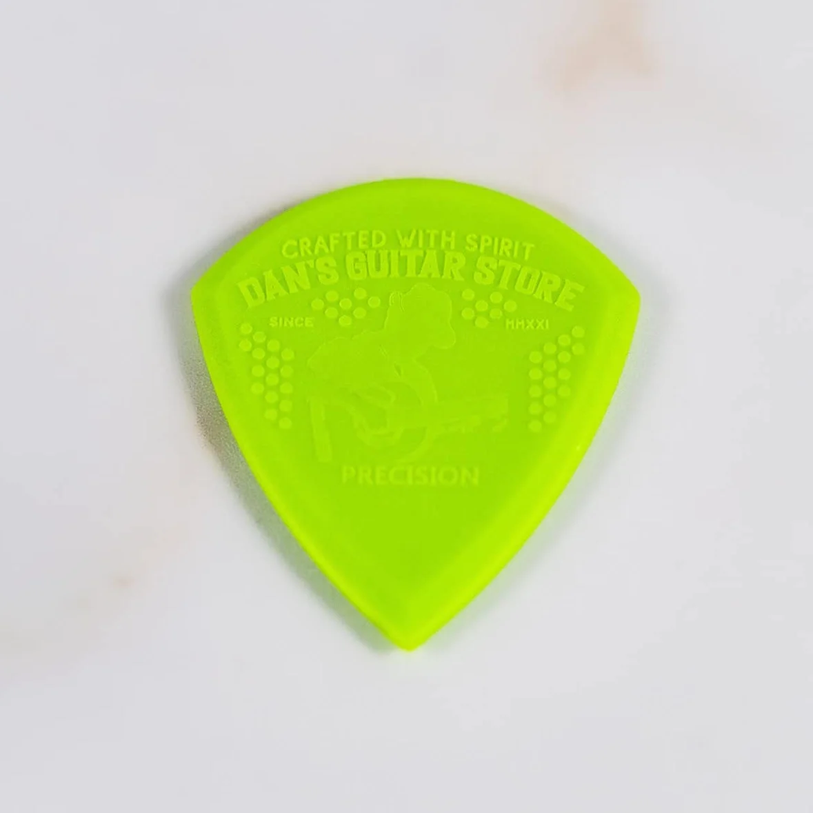 Dan's Guitar Store The Precision Pick Mini – zestaw 10 sztuk – wysokiej jakości High Grip Extra Precision High Visible kostki do gitary
