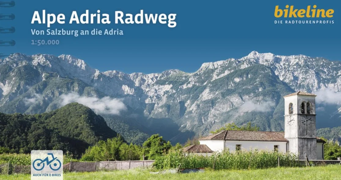 Alpe Adria Radweg: Von Salzburg an die Adria. 1:50.000, 402 km, GPS-Tracks Download, LiveUpdate, Übernachtungsverzeichnis