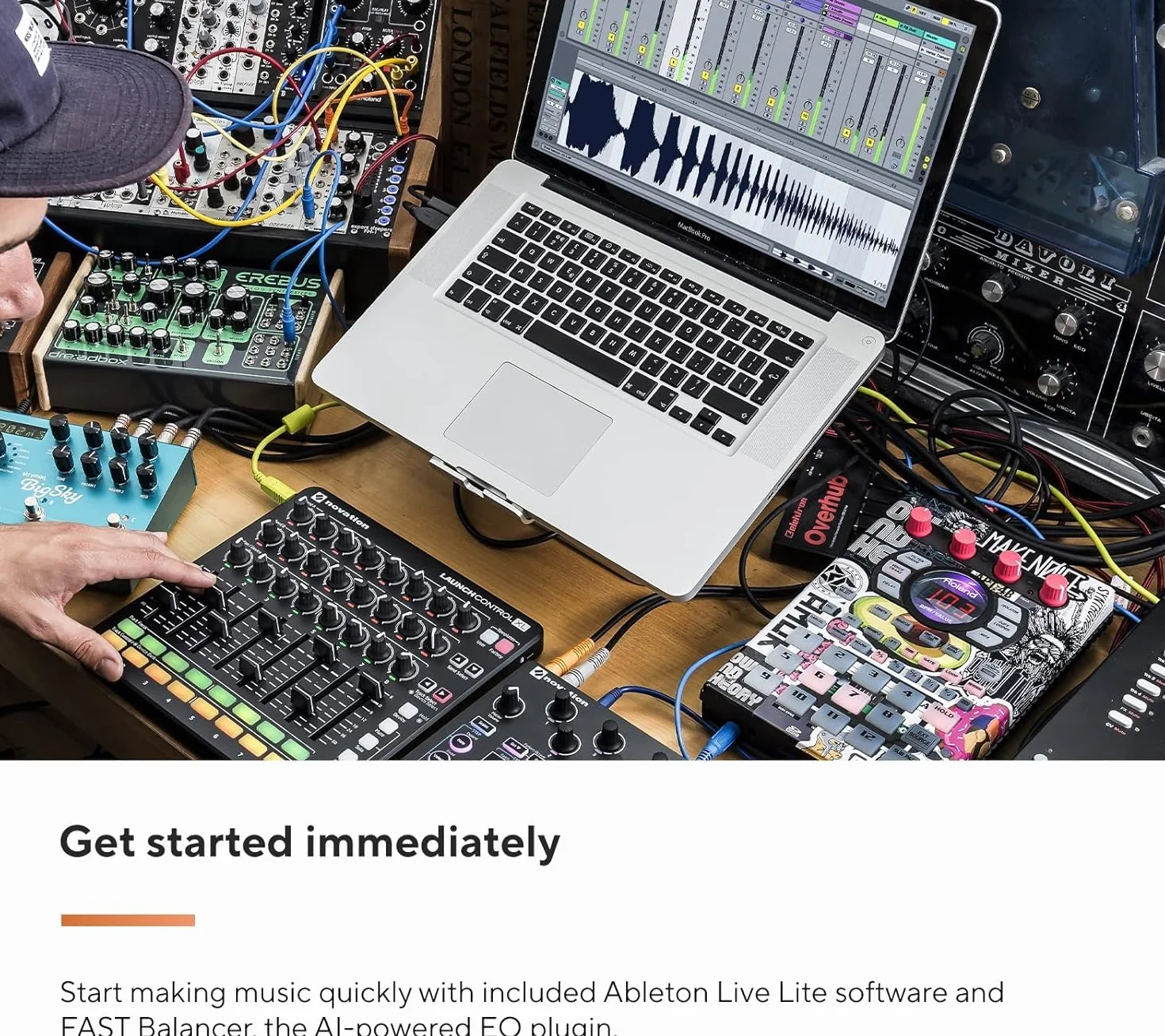 Novation Launch Control XL MKII Kontroler USB MIDI do Ableton Live z możliwością przypisania elementów sterujących