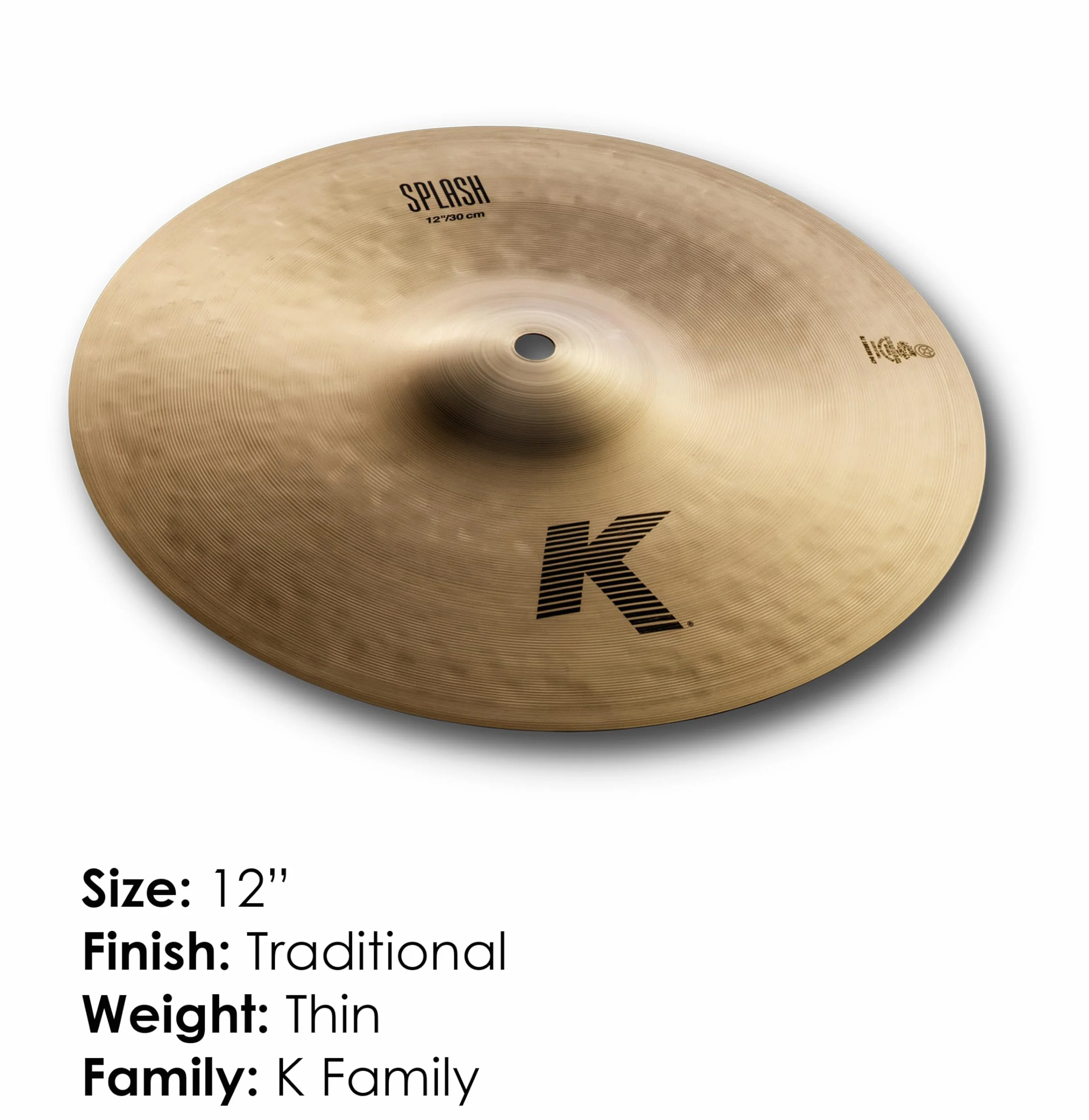 Zildjian K' Splash 12", Traditional Finish - Talerz splash