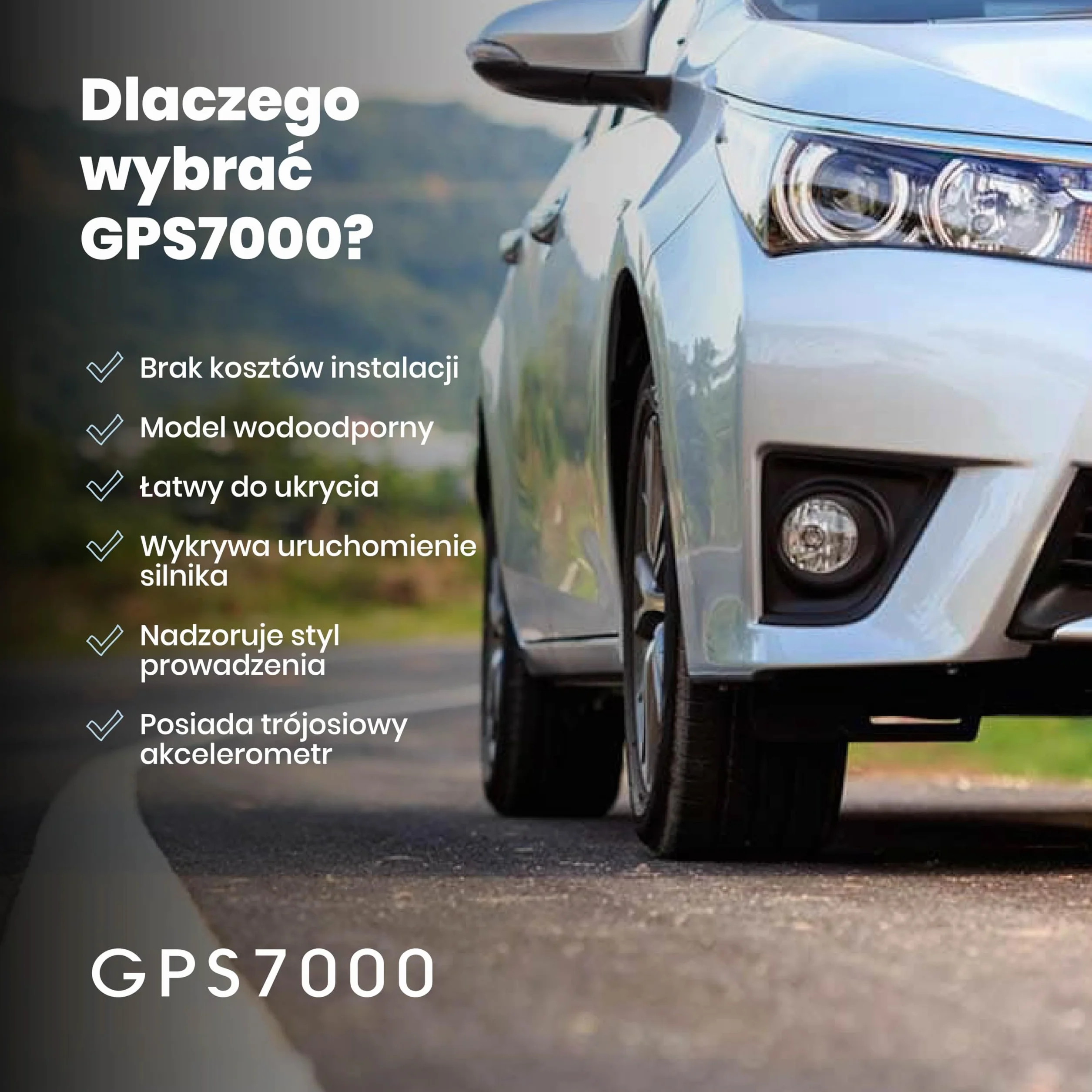 GPS7000-4G Ukryty lokalizator GPS do pojazdów | 30 dni usługi w cenie | Łatwa samodzielna instalacja | Po 30 dniach usługi w cenie możesz zdecydować się na subskrypcję | Brak ukrytych opłat