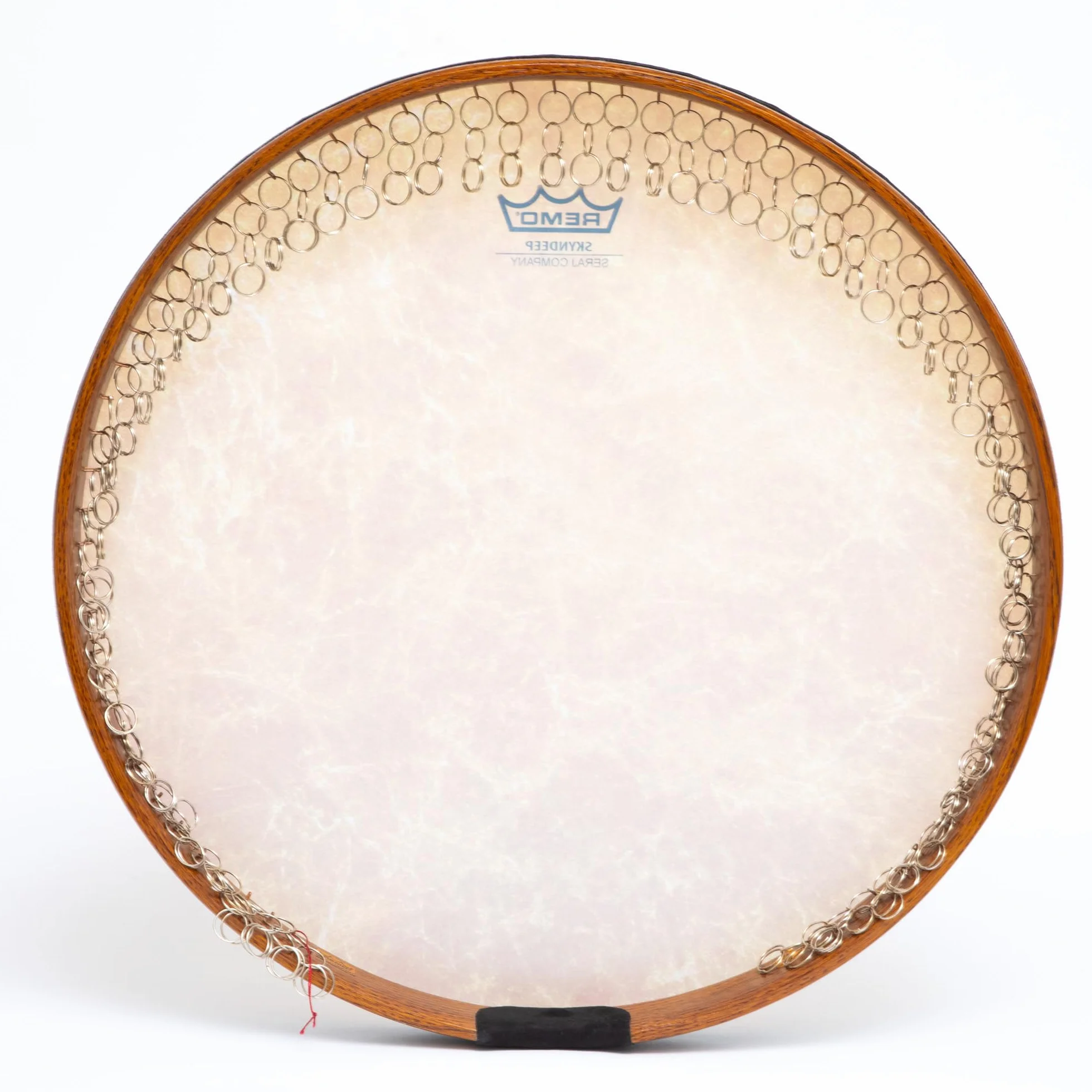 Daf Erbane Frame Drum firmy Seraj S10 syntetyczna głowa ze skóry zwierzęcej, lekka waga 650 g z miękkim etui z niklowymi pierścieniami