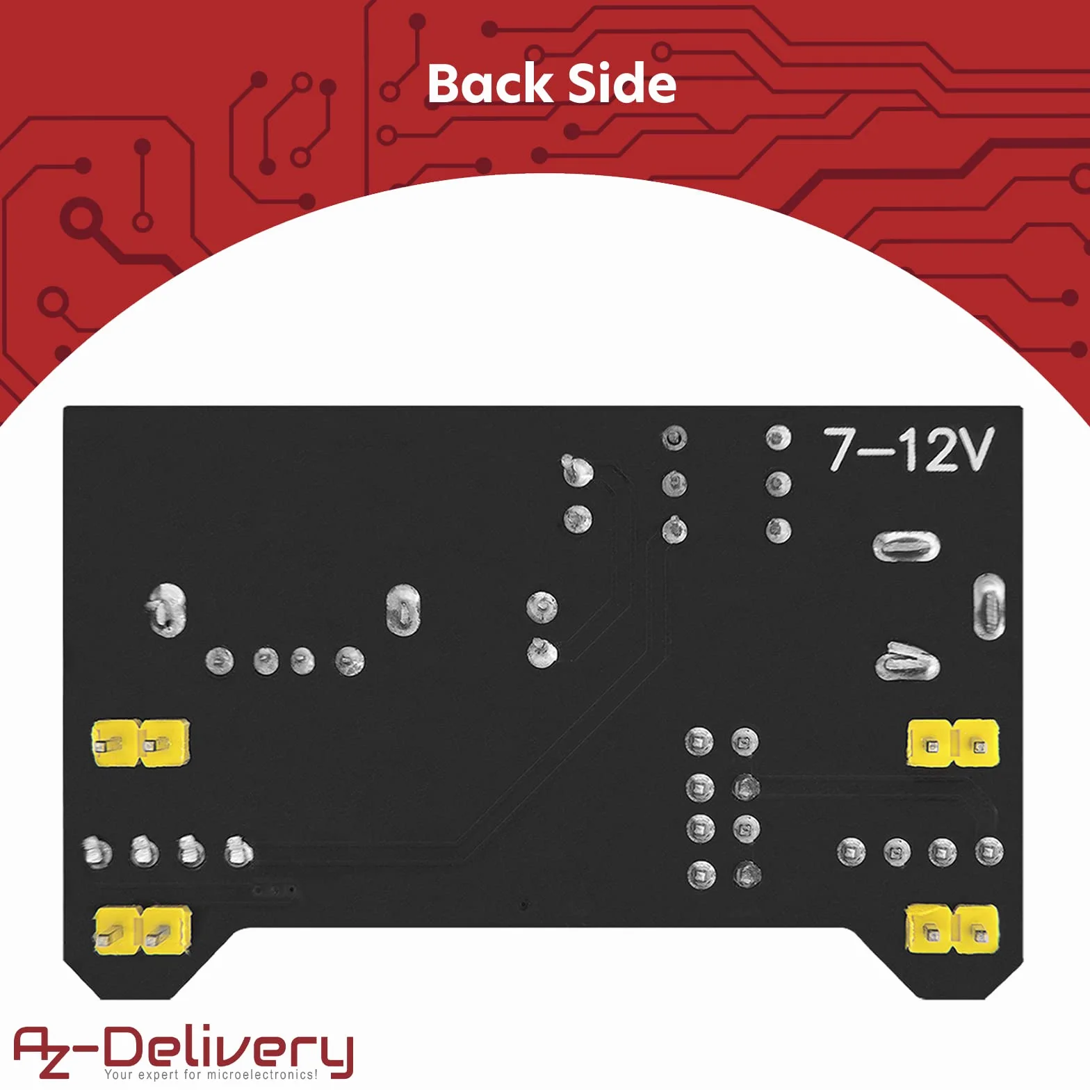 AZDelivery MB102 Breadboard Power Supply Adapter Power Supply Module 3.3V/5V kompatybilny z Arduino i Raspberry Pi w tym e-Book!