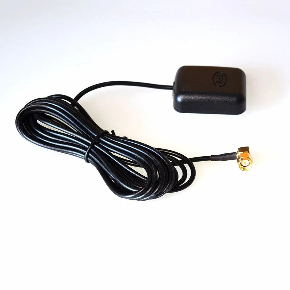 Cocar Aktywny kabel antenowy GPS, kątowa wtyczka męska SMA, do systemu nawigacji, 3 m, pozłacany