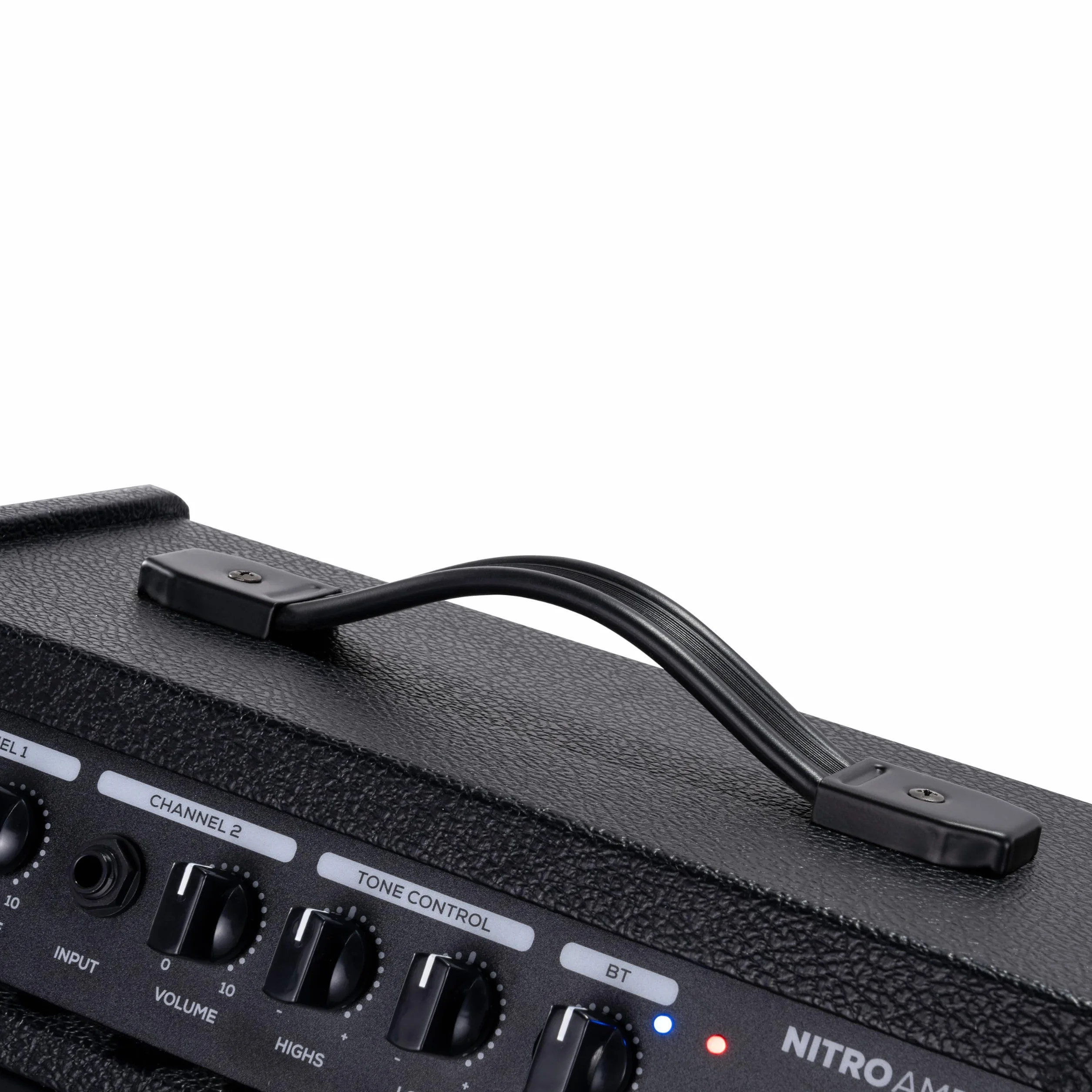 Alesis Nitro Amp Pro 80 W - Kompaktowy Głośnik Podłogowy do Perkusji Elektronicznej, z Bluetooth, Głośnikiem Niskotonowym 8″, EQ, Dodatkowym Wejściem Liniowym, Uniwersalna Kompatybilność zestawu E-Kit