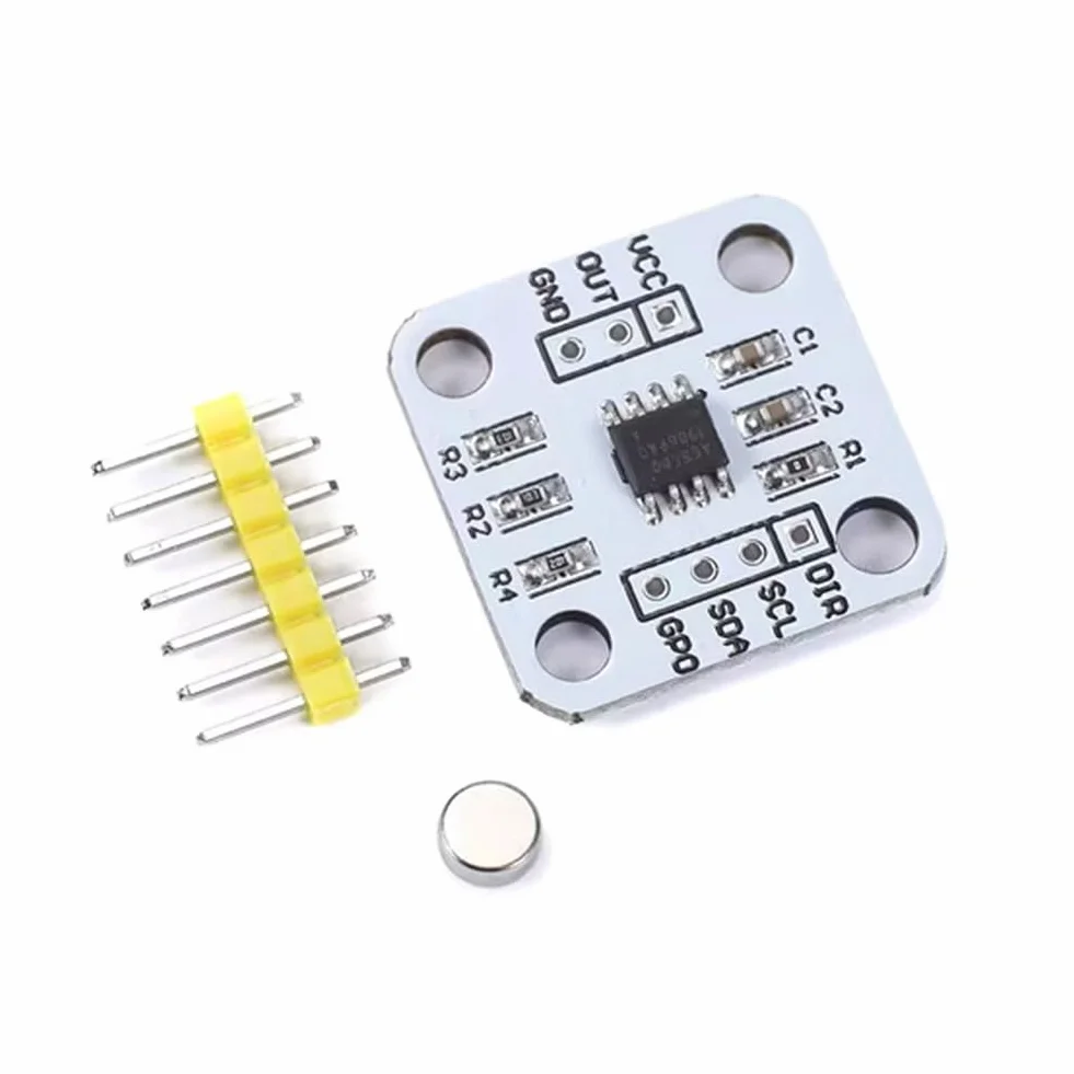 AS5600 koder magnetyczny koder indukcyjny - czujnik pomiarowy 1 . AS5600 magnetyczny enkoder z magnesem, 1