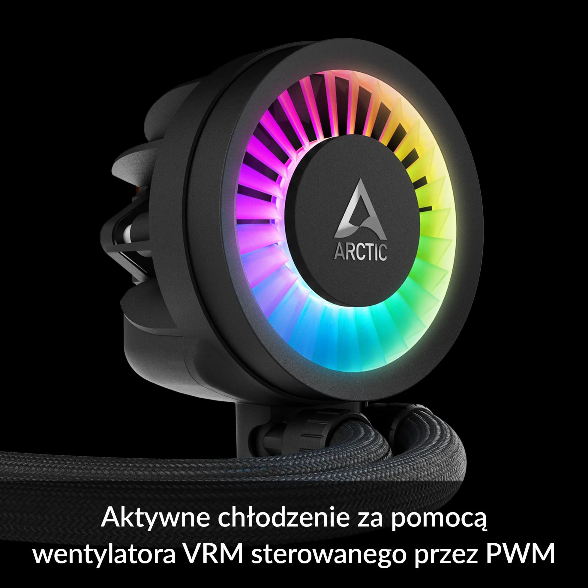 ARCTIC Liquid Freezer III 360 - A-RGB Chłodzenie wodne PC, All-in-One CPU AIO Water Cooler, kompatybilny z Intel i AMD, wydajna pompa sterowana PWM