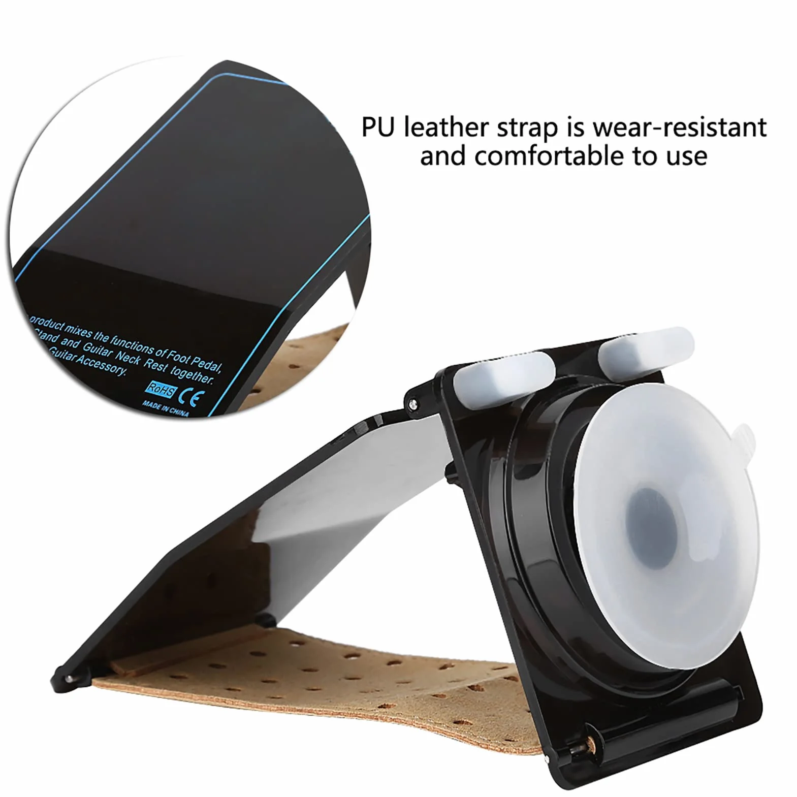 Profesjonalny Ergonomiczny Podpórka Pod Gitarę Podnośnik do Gitary Podnóżek do Gitary Podpórka Pod Gitarę do Klasycznego Gitarzysty Flamenco lub Gitarzysty Arch Top!