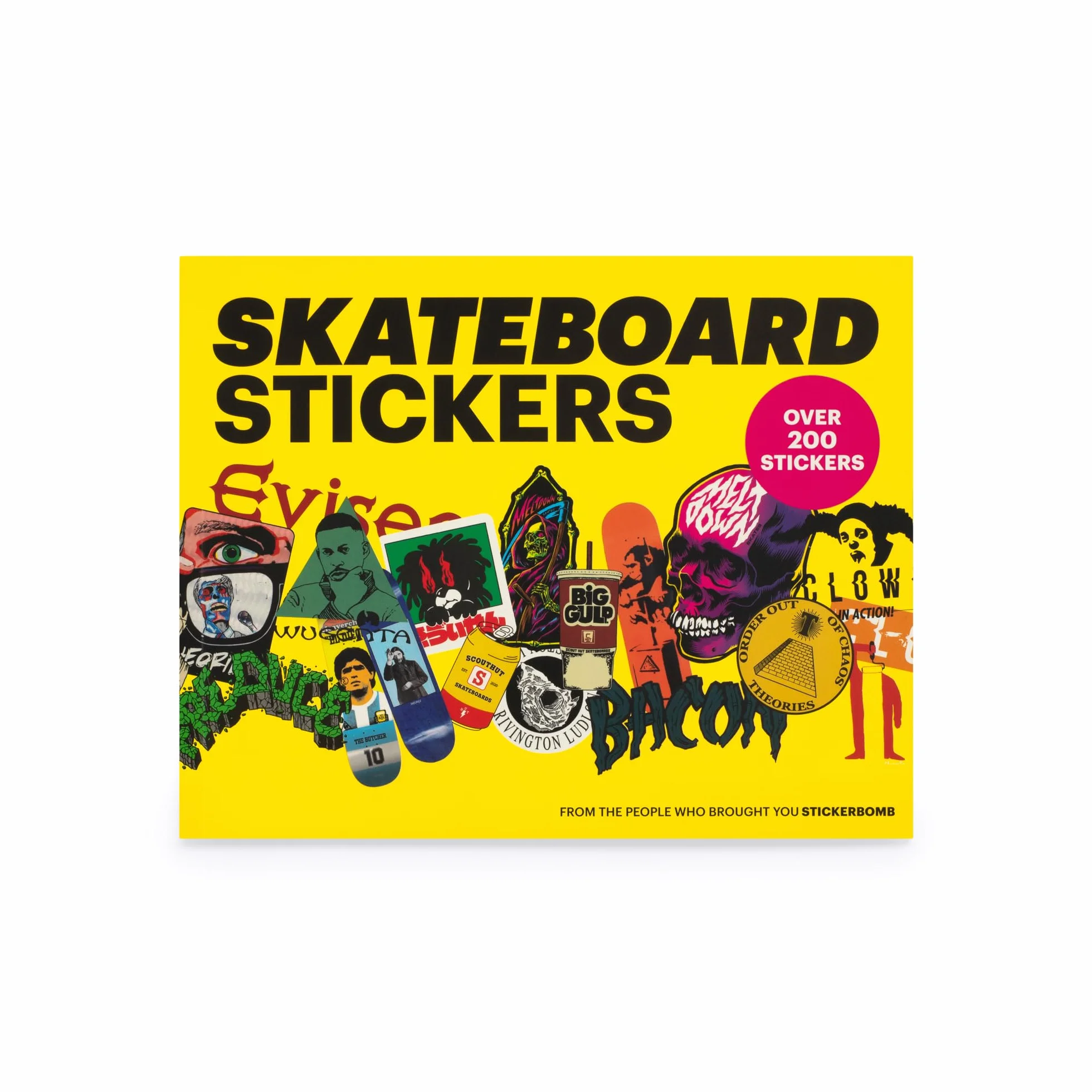 Skateboard Stickers: Stickerbomb