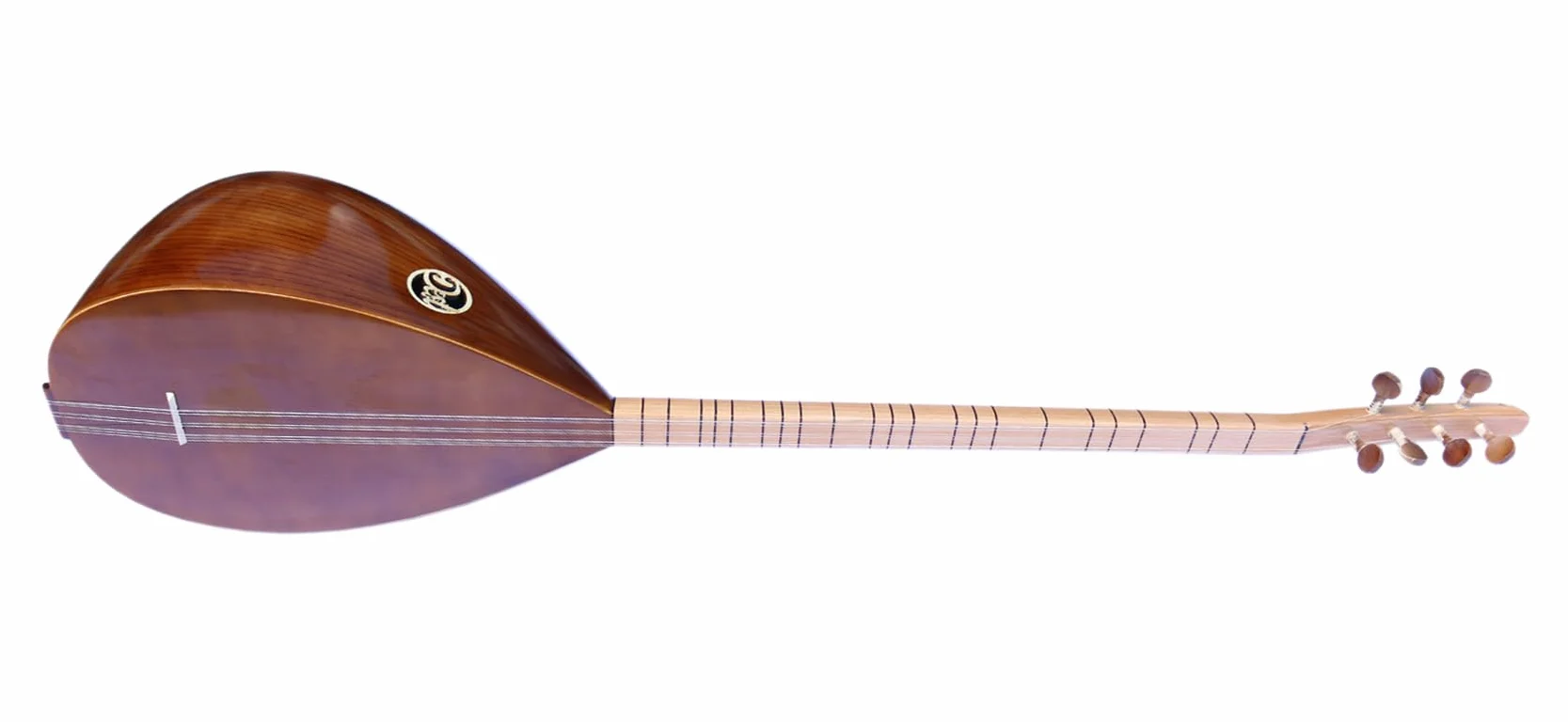 Turecka Baglama Morwy Długi Dekolt Saz ASL-111 Strunowy Instrument Muzyczny