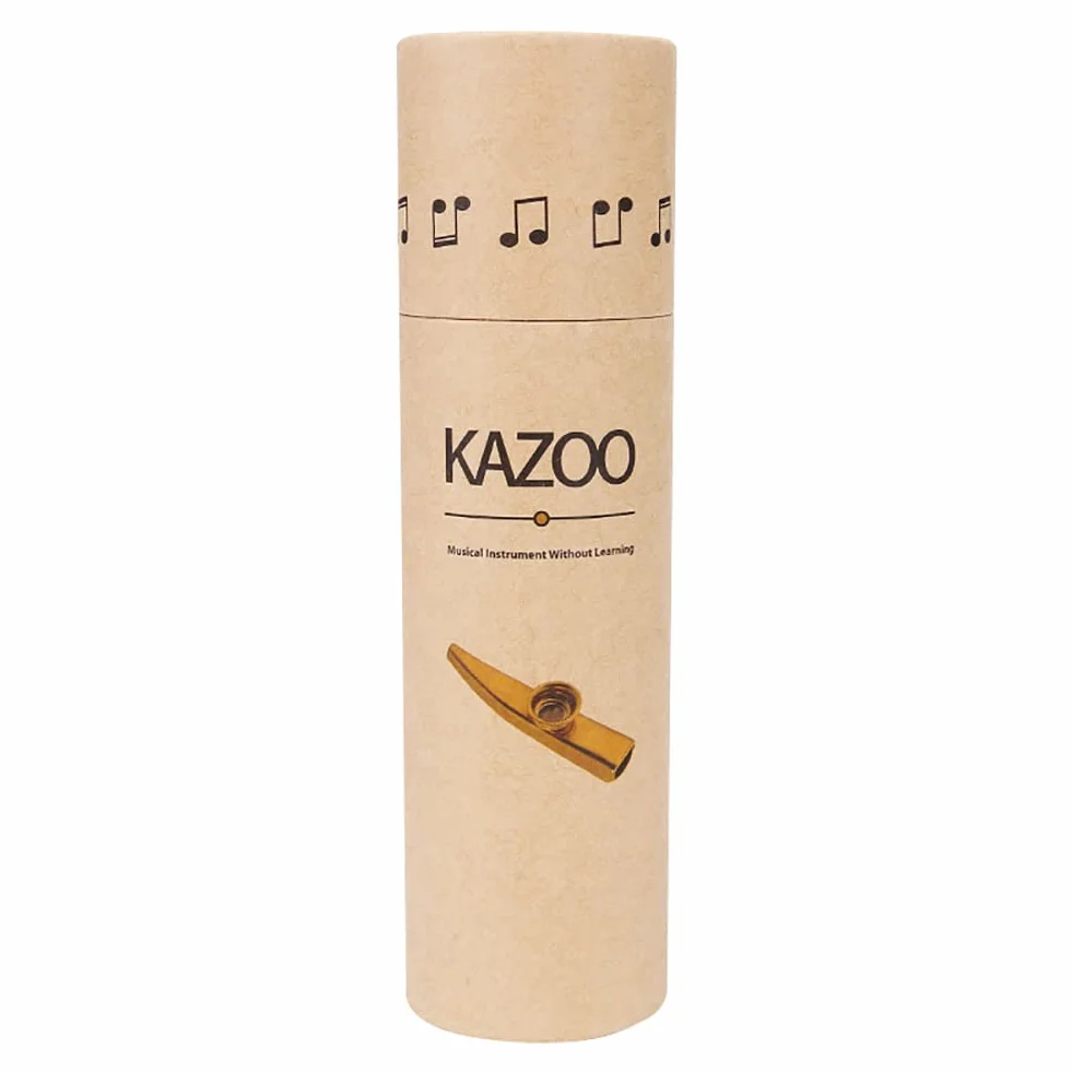 Alnicov Kazoo Metal Kazoo, stop aluminium, z 5 membranami i fletami, pięknym pudełkiem na instrument muzyczny, ukulele Guitar Partners (fioletowy)