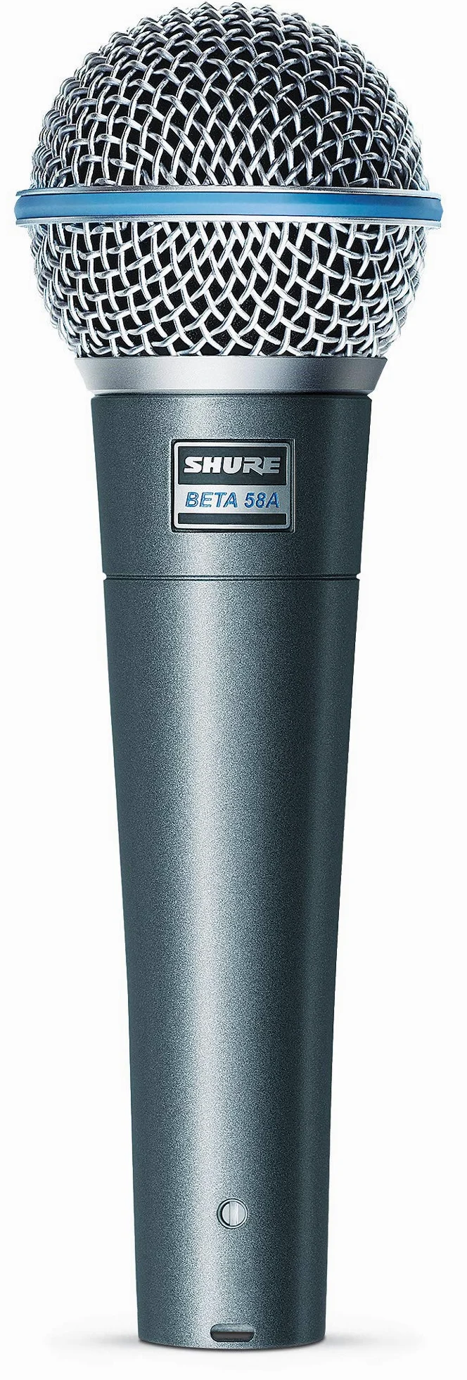 Shure Beta 58A zestaw mikrofonowy - charakterystyka supernieruchomości - zakres transmisji: 50-16 000 Hz - zoptymalizowany zakres transmisji dla doskonałej jakości dźwięku - zestaw zawiera kabel i statyw