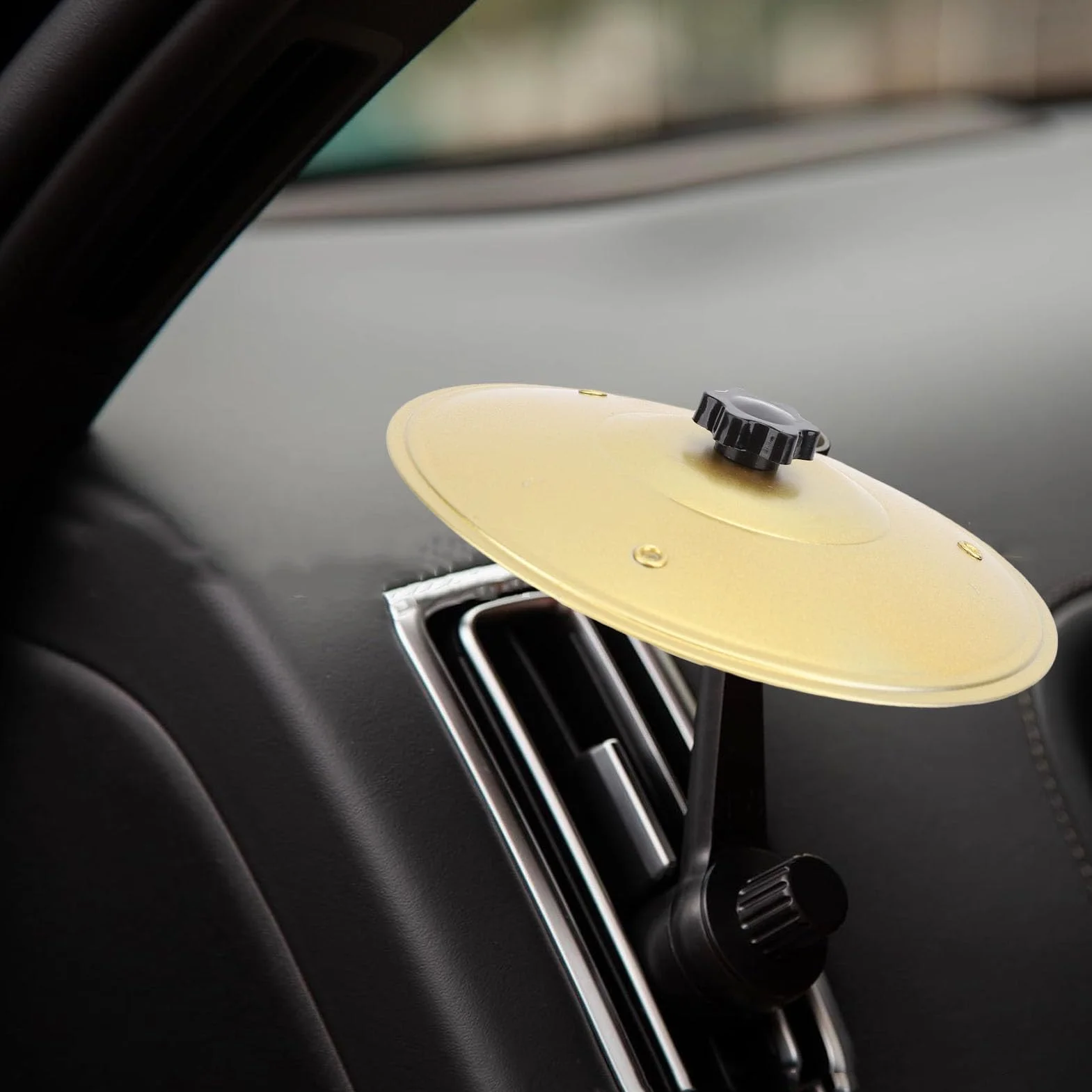 Compact Car Crash Cymbal Cymbal Wysokie objętość Talerza Bębna dla Zabawy w Rozrywce Pojazdu (GOLD)